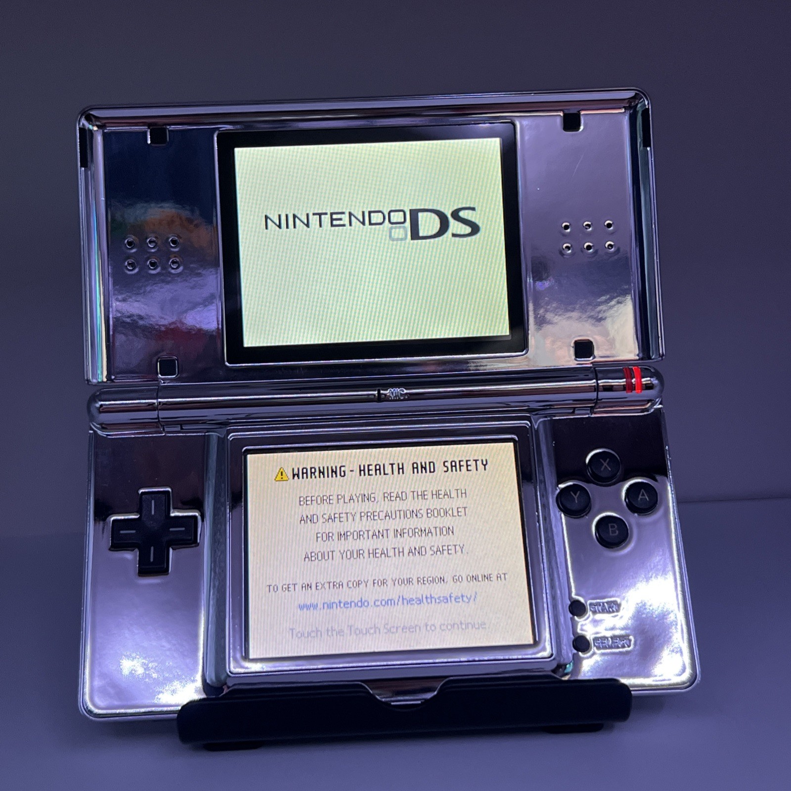 Nintendo Ds Lite Silver Chrome Housing shell console