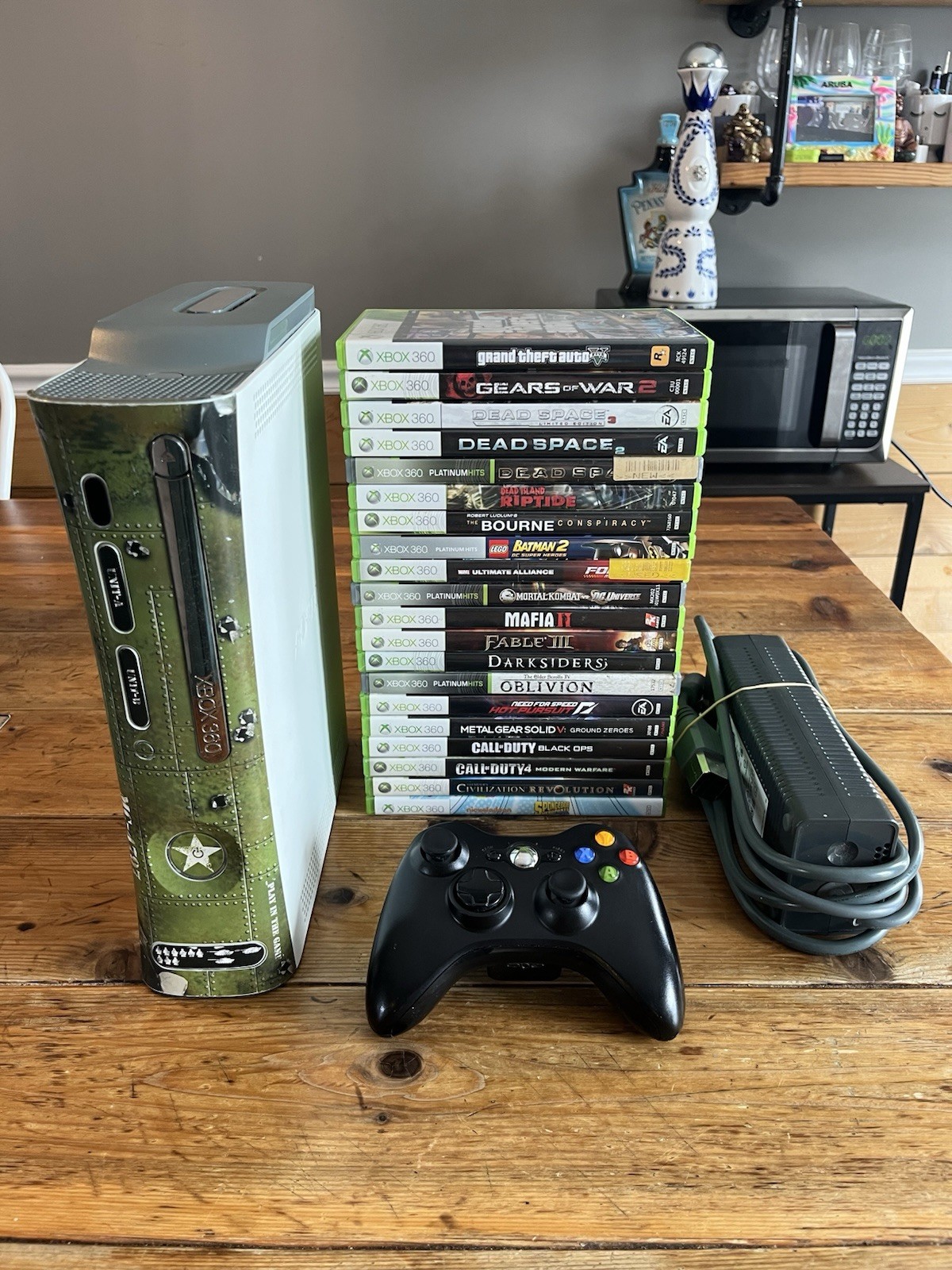 Microsoft Xbox 360 Console Bundle 20 Games Gears Dead Space Lego Batman & More‼️