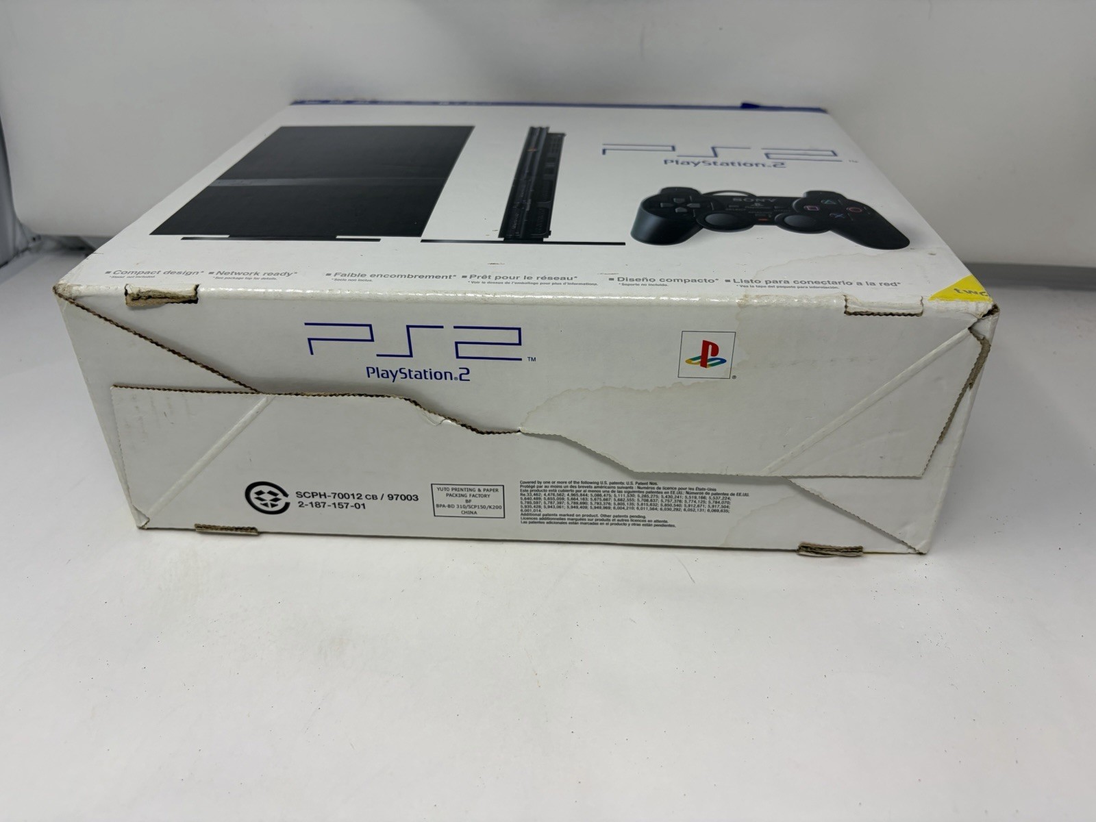Sony PlayStation 2 Slim Line Version 1 Console – Charcoal Black (SCPH-70012)