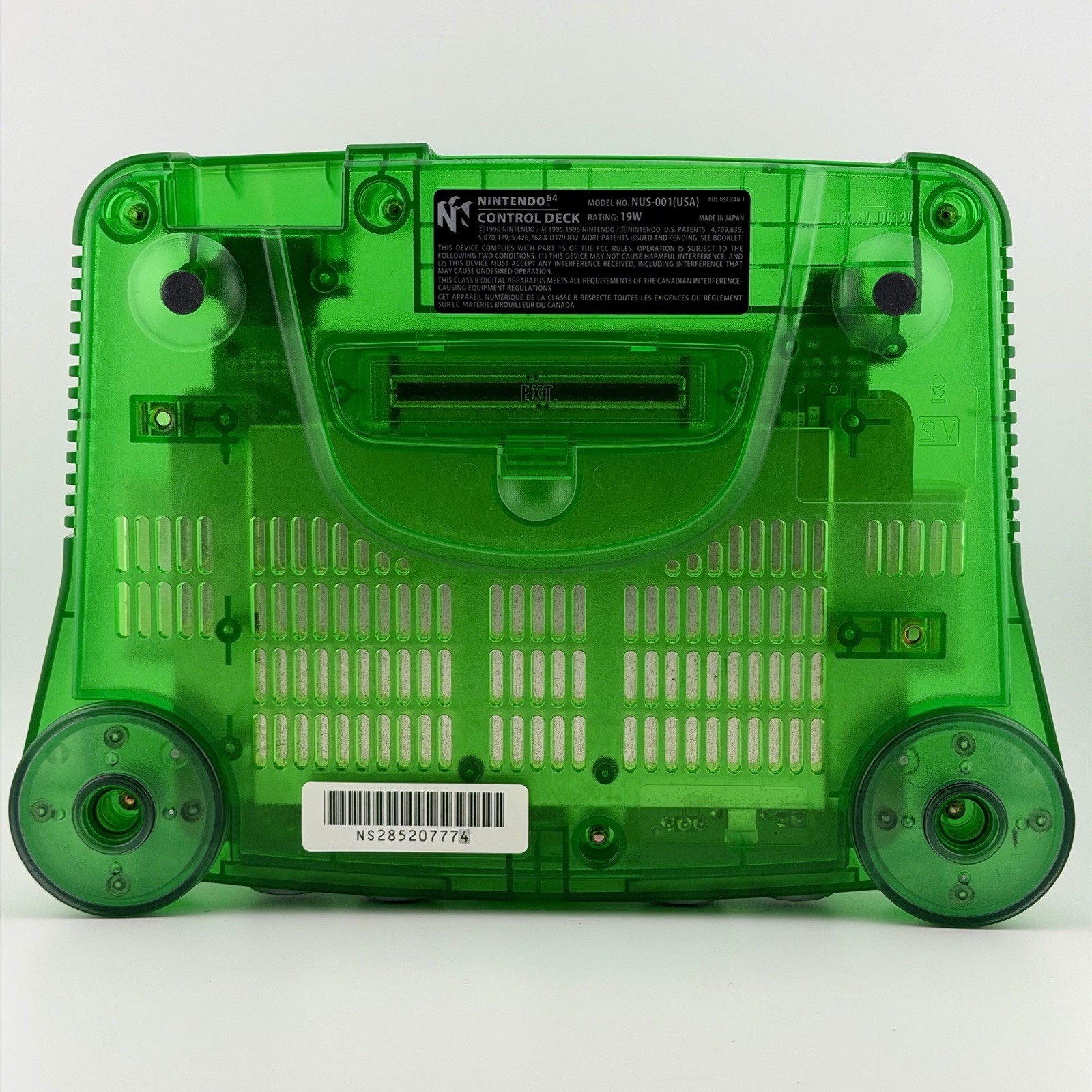 OEM Nintendo 64 Funtastic Jungle Green Console w/ Expansion Pack & Controller