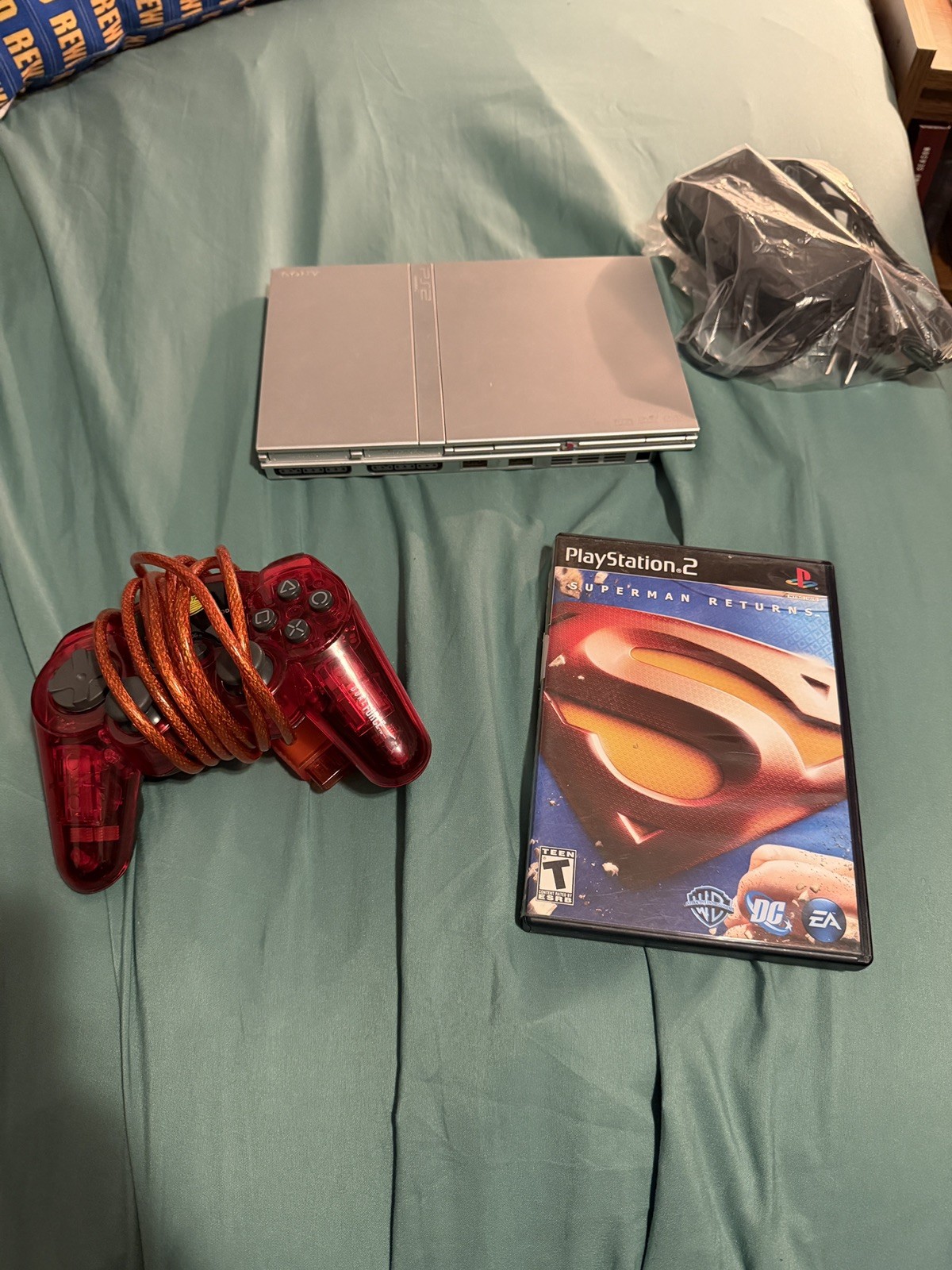 Sony PlayStation 2 PS2 Slim SCPH-79001 Game Console – Tested with game