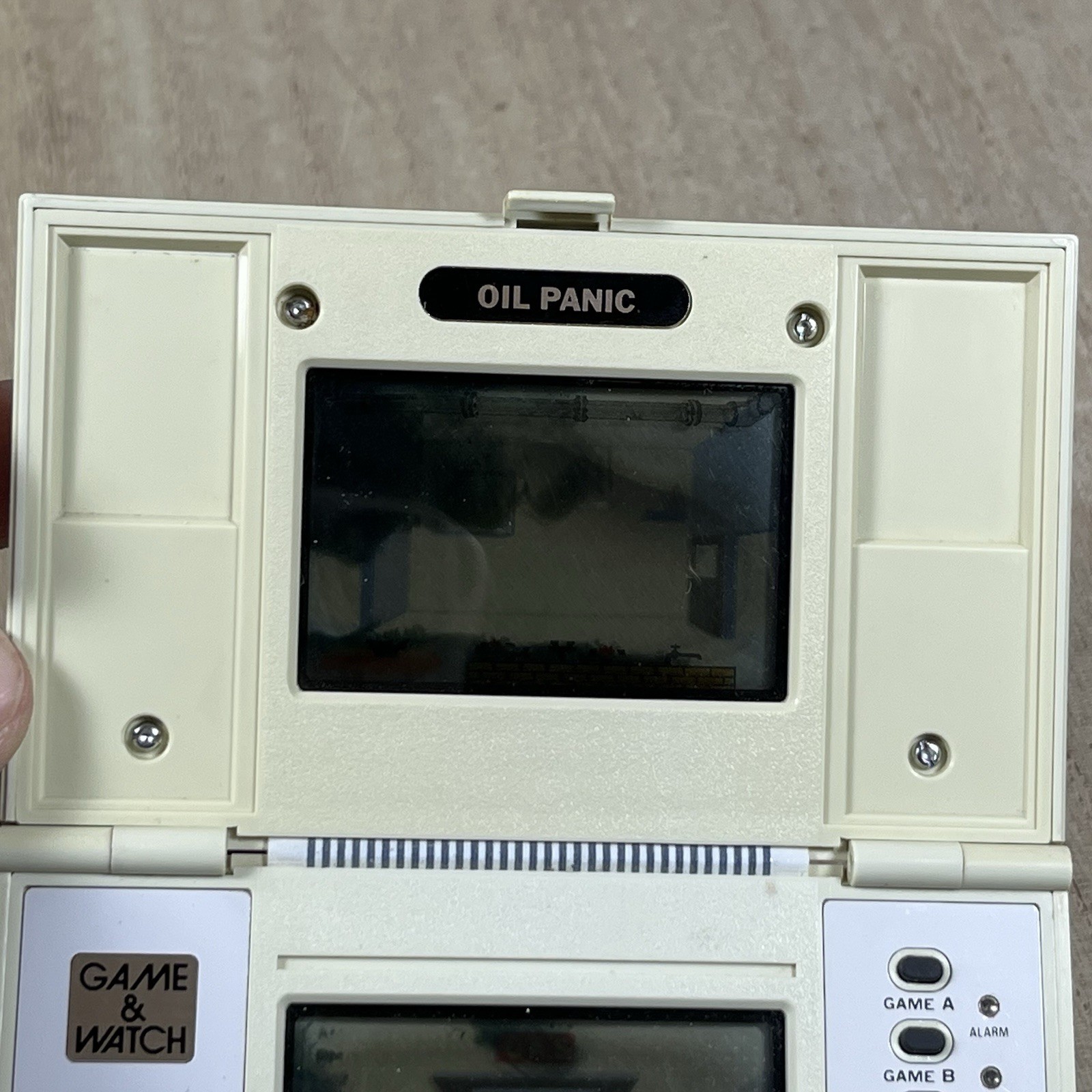 Nintendo Game & Watch OIL PANIC Multi Screen Handheld System OP-51 1982 Tested