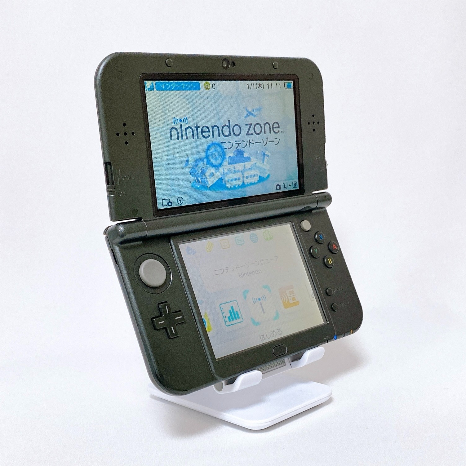 【Near Mint】【Top IPS】New Nintendo 3DS LL XL Metallic Black Console Japan Tested