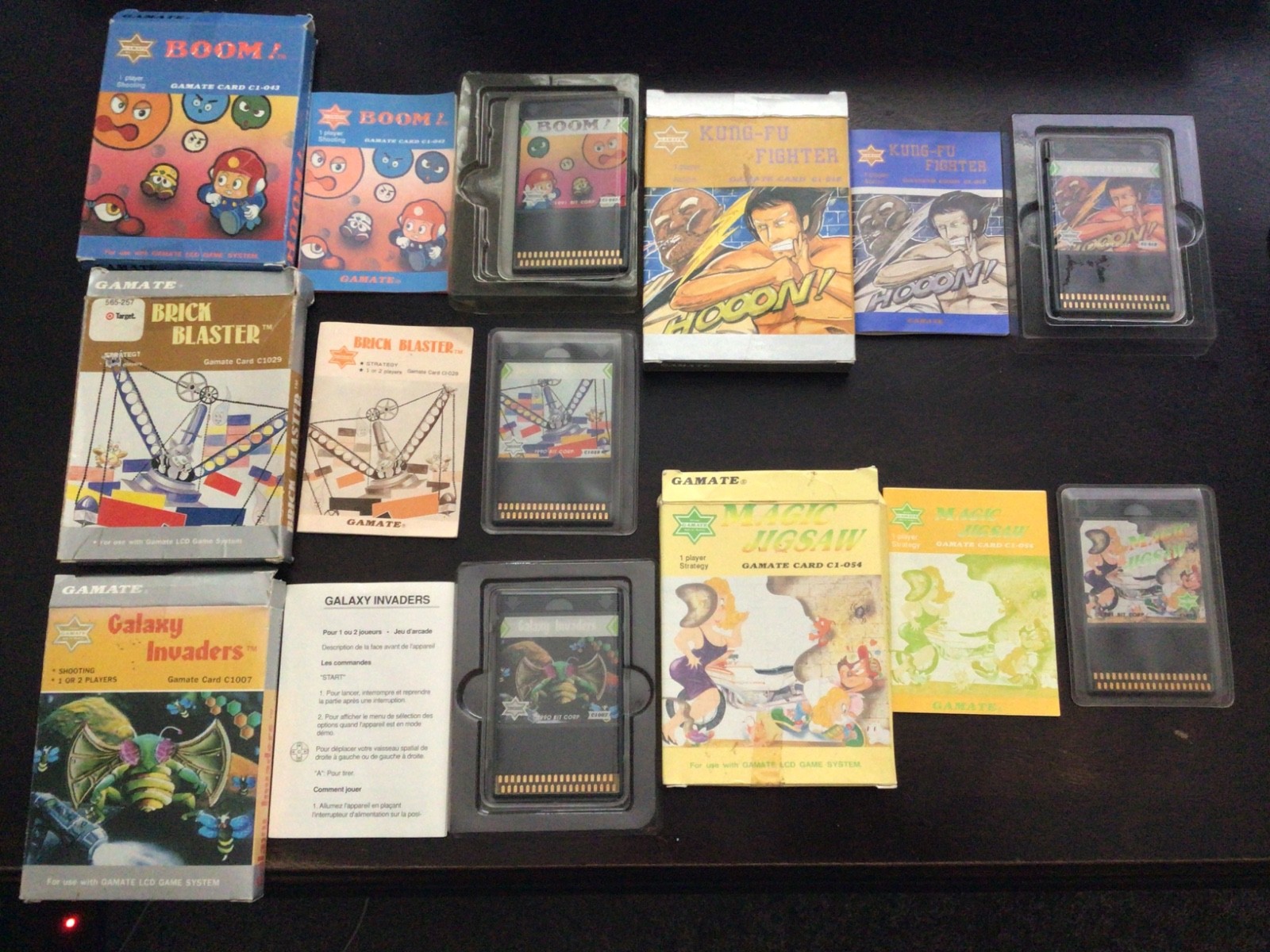 Alston Bit Corp Gamate System Rare USA Release CIB 13 Games & 4in1 Super Brick