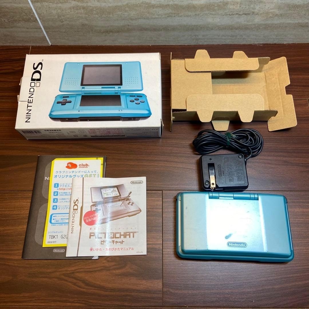 Nintendo DS Console, Turquoise Blue, 5476 From Japan
