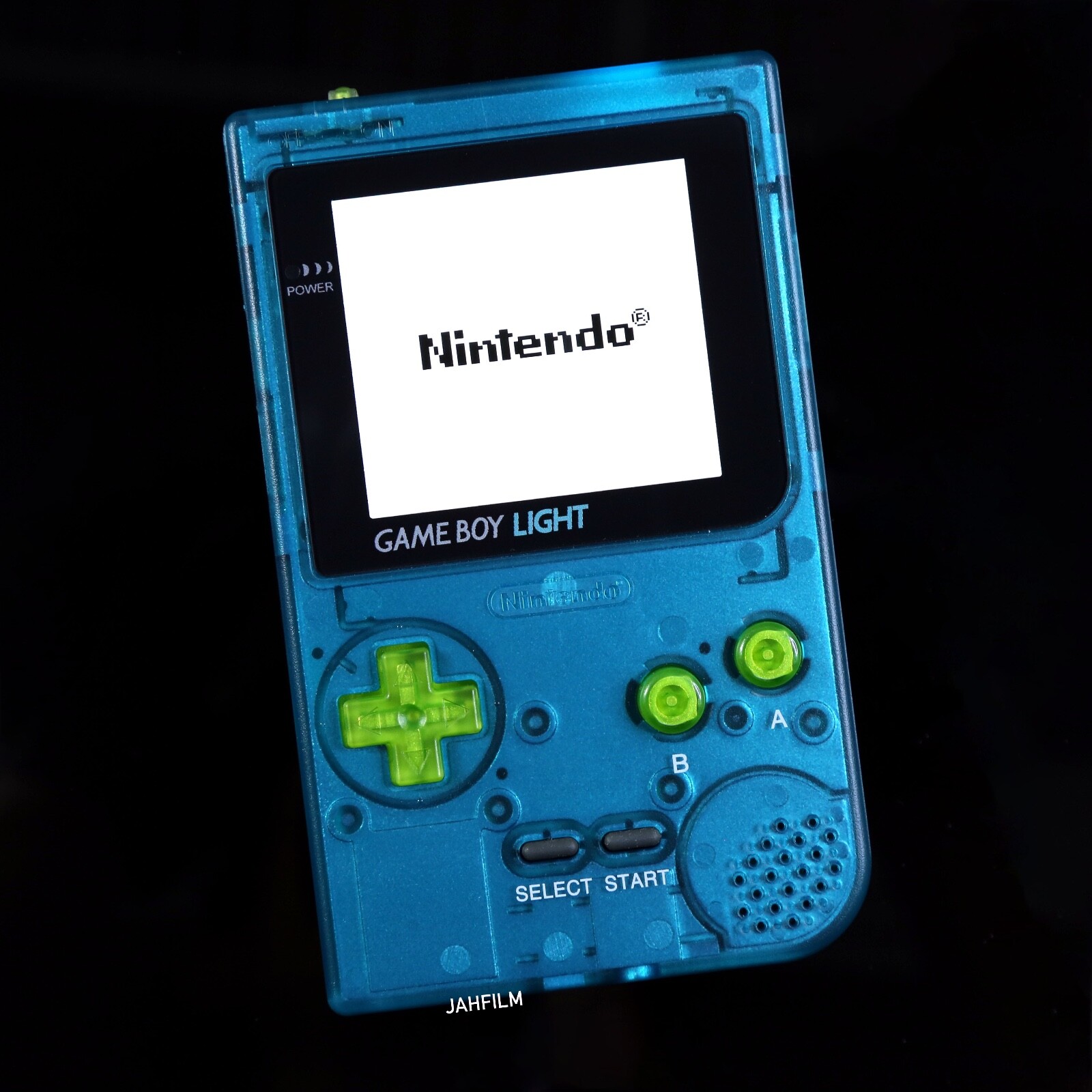 Custom Backlit Gameboy Pocket – Turquoise Blue & Green – IPS LCD Screen