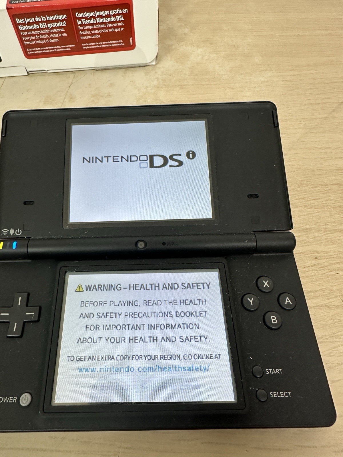 Nintendo DSi – Matte Black – Complete in Box CIB w/ Inserts/Charger/Stylus WORKS