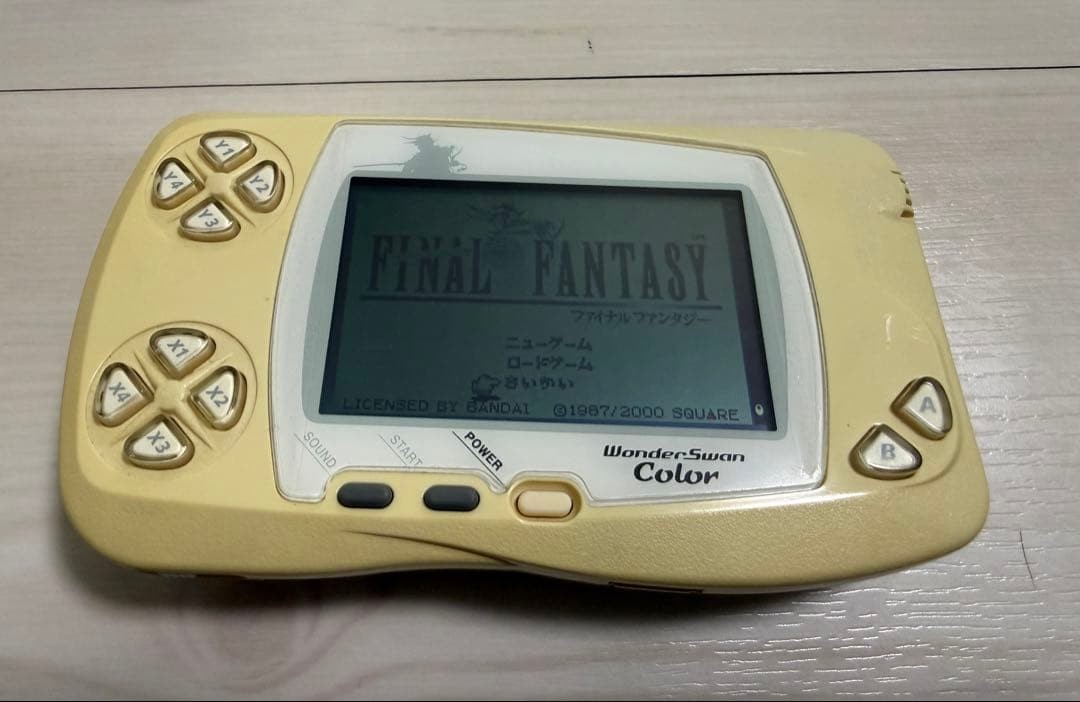 Bandai WonderSwan Color FINAL FANTASY I Limited Pack Console With Box Japan