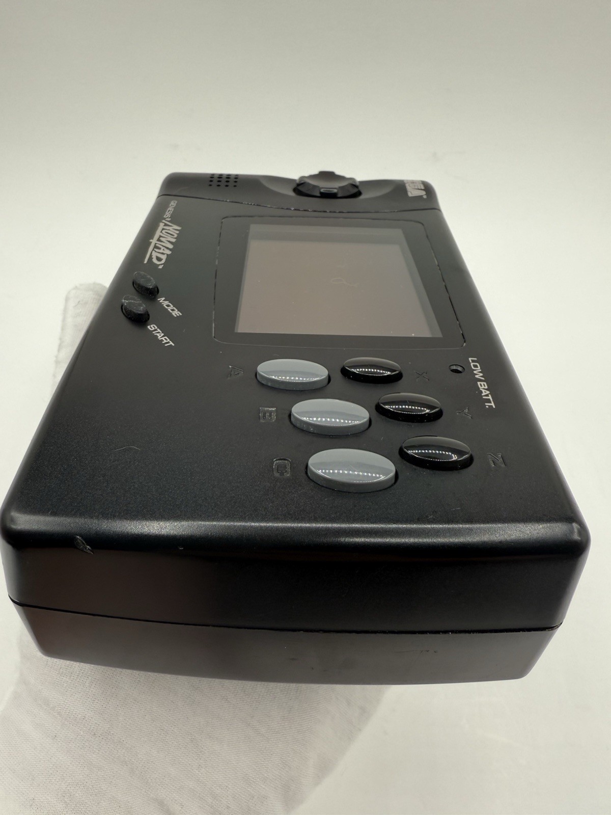 Sega Genesis Nomad MK-6100 Console SOLD AS IS FOR PARTS/REPAIR CLEAN NEEDS WORK