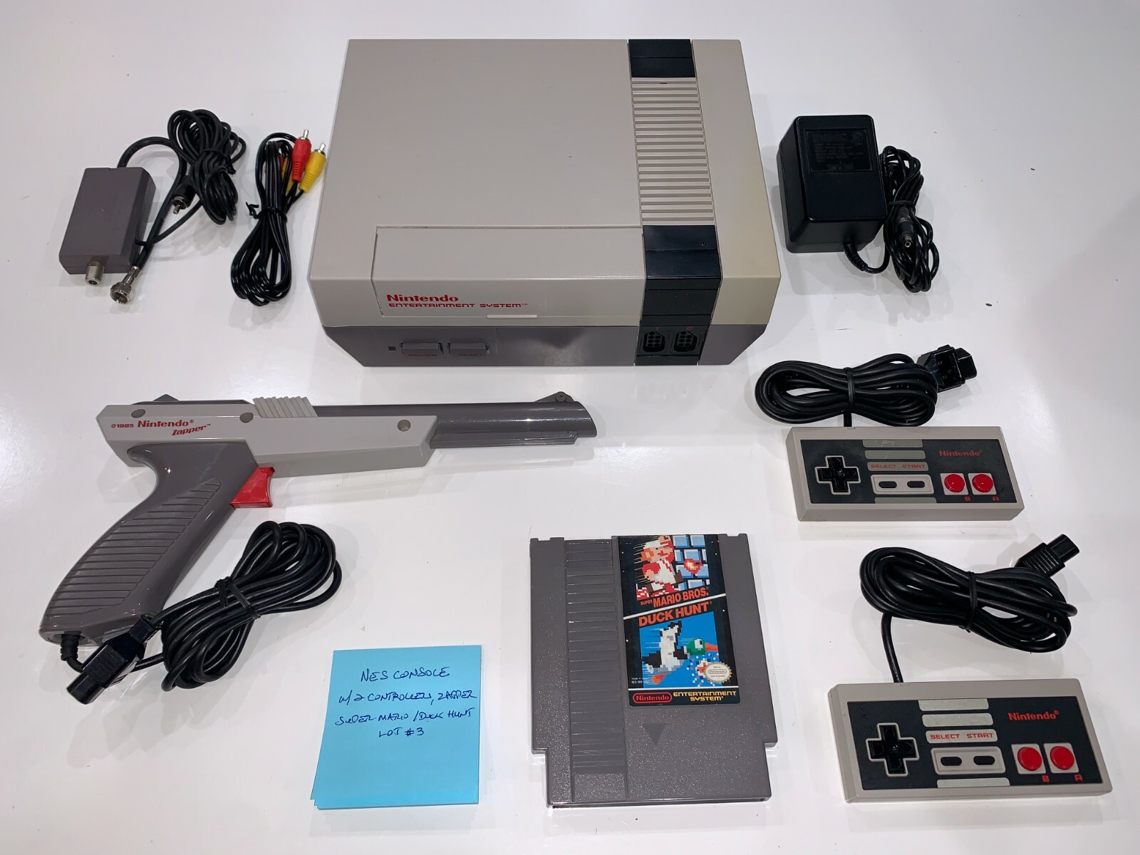 NES Nintendo System Console, New 72 Pin, Zapper, Super Mario Bros / Duck Hunt!