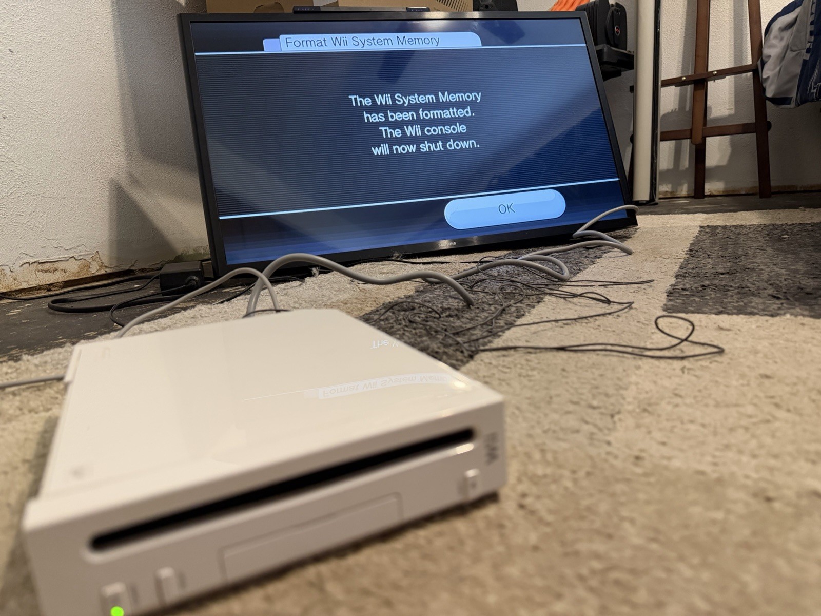 Nintendo Wii 512 MB Home Console RVL-001 – White Tested Working