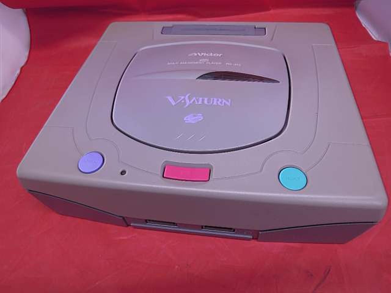 VICTOR V-Saturn RG-JX2 Console Japan Sega Saturn System Rare JVC Complete Box