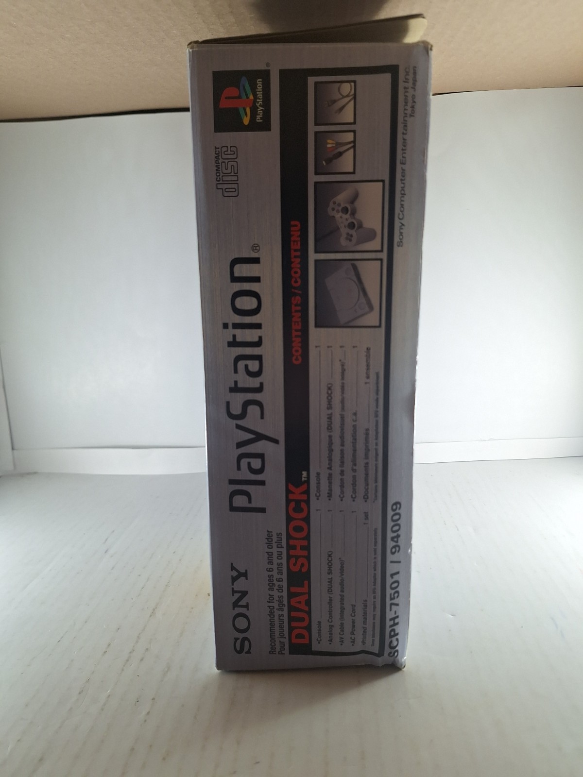 Ps1 Console w/ Original Box Sony PlayStation One Untested As Is