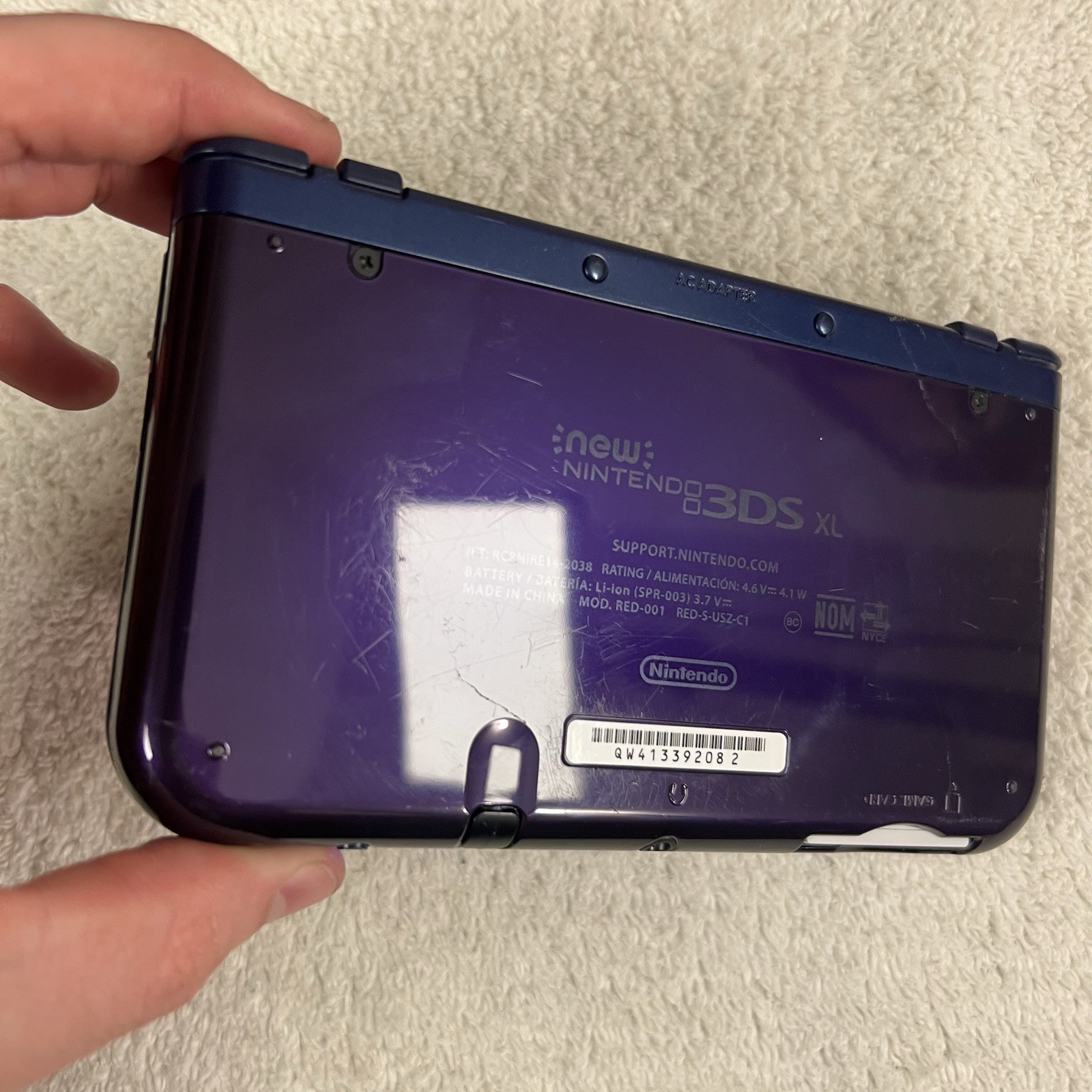 Galaxy “New” Nintendo 3DS XL Limited Edition Handheld System With Stylus Charger