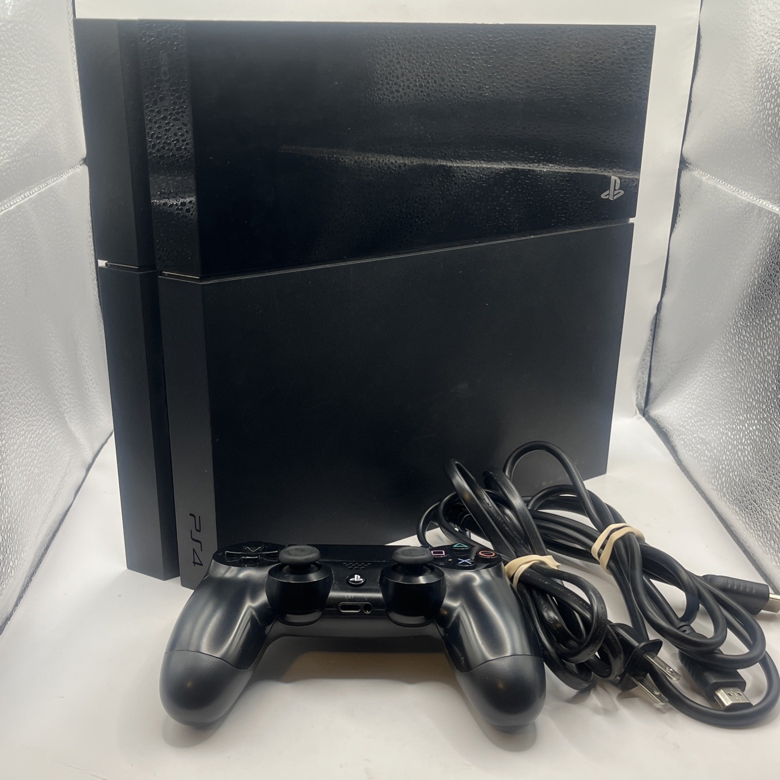 Sony Playstation 4 Ps4 Jet Black 500 GB In Original Box W Controller See Pics
