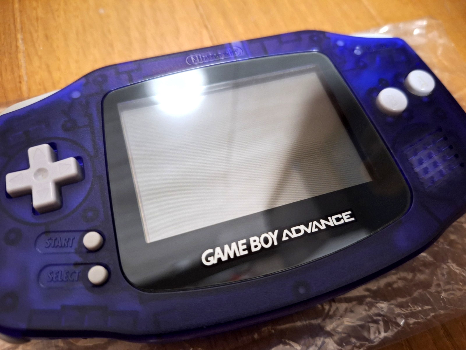 Nintendo Gameboy Advance Midnight Blue GBA Console *AMAZING BOX FOR COLLECTION*