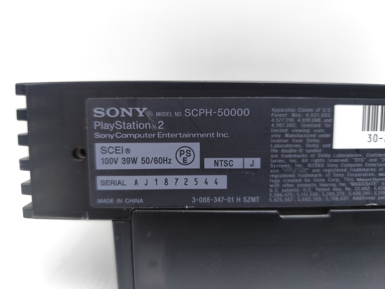 SONY PS2 Game Console SCPH-50000 NB Read US and JP Games from JAPAN