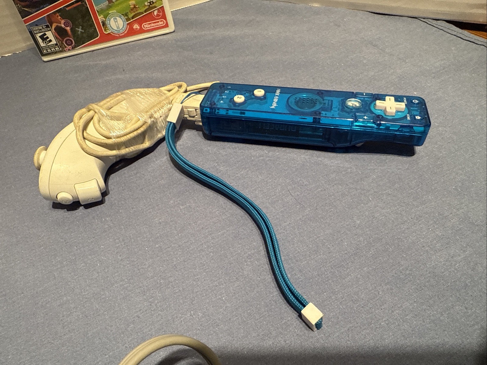 NINTENDO Wii SYSTEM CONSOLE WITH Wii PLAY MOTION GAME AND ACCESSORIES “TESTED”
