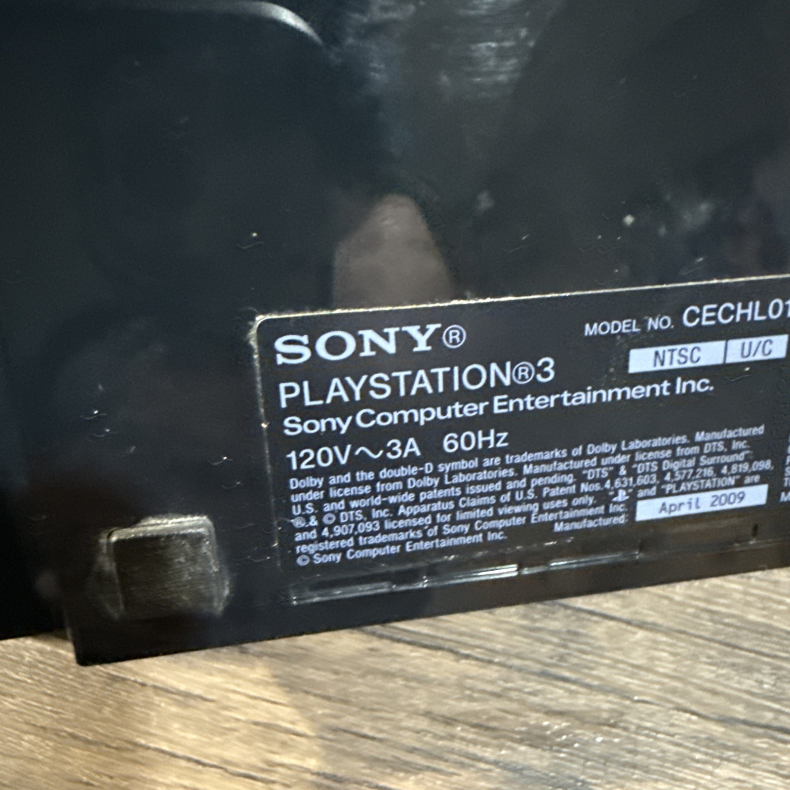 Sony PlayStation 3 PS3 80GB Console CECHL01 Tested Working