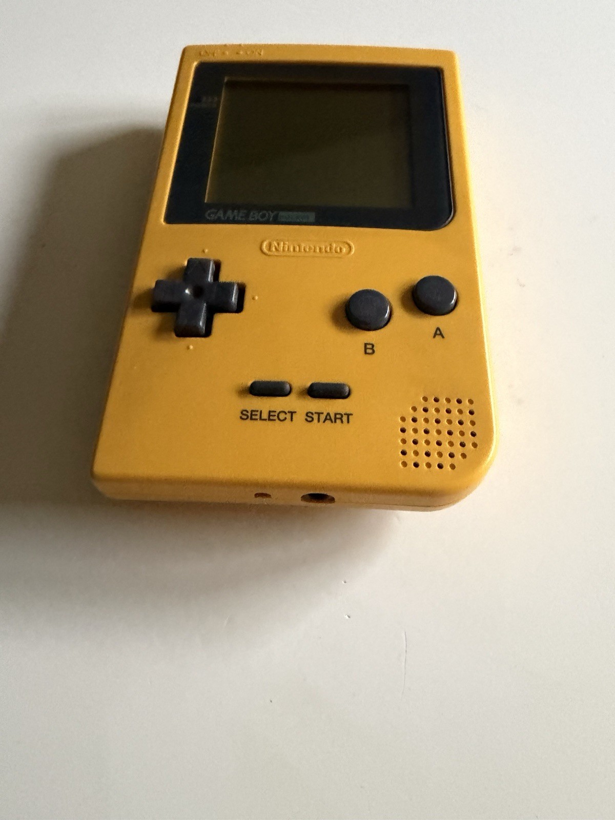 PROFESSIONALLY RESTORED OEM Game Boy Pocket Console (Yellow) & Tetris Plus!