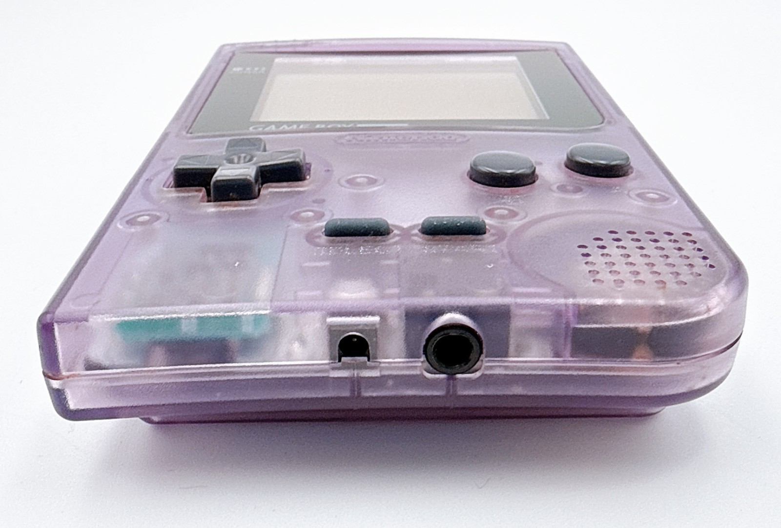 Nintendo Game Boy Pocket Console Clear Purple Japan w/Box, Manual – Excellent