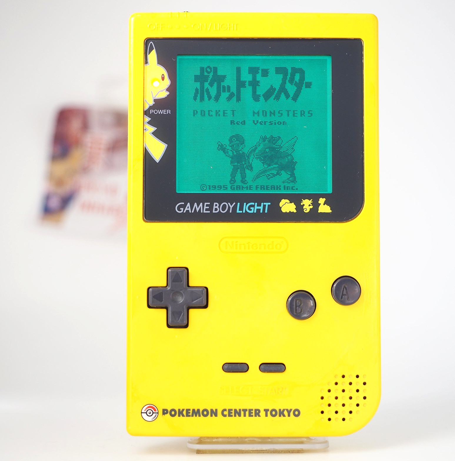 100% OEM Nintendo Game Boy Light Pokemon PIKACHU YELLOW console MGB-101 TESTED