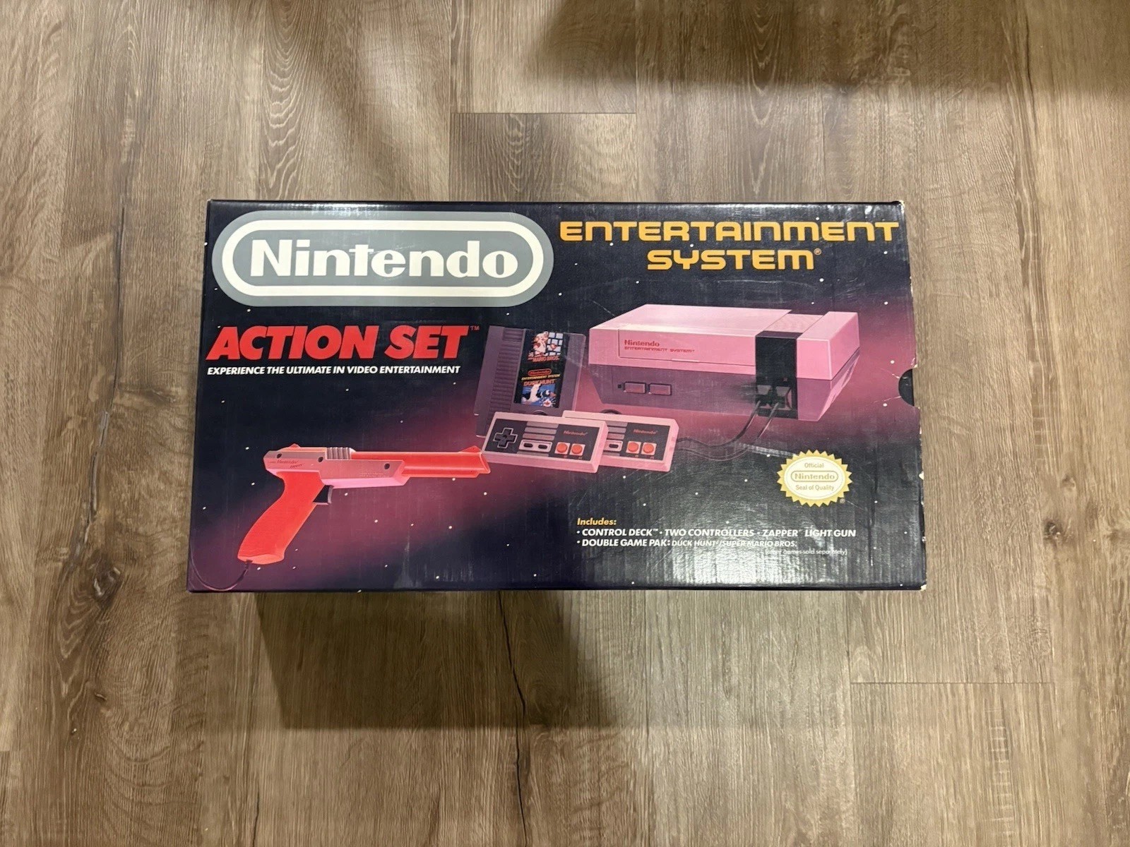 Nintendo Entertainment System Action Set (Tested/Working/Original Box/See Notes)