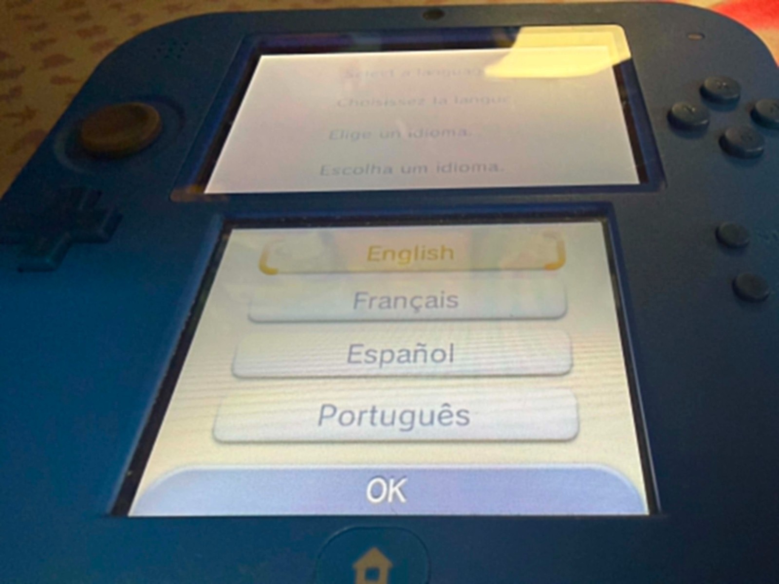 Nintendo 2DS Launch Edition Blue and Black Handheld System – Blue/Black Used