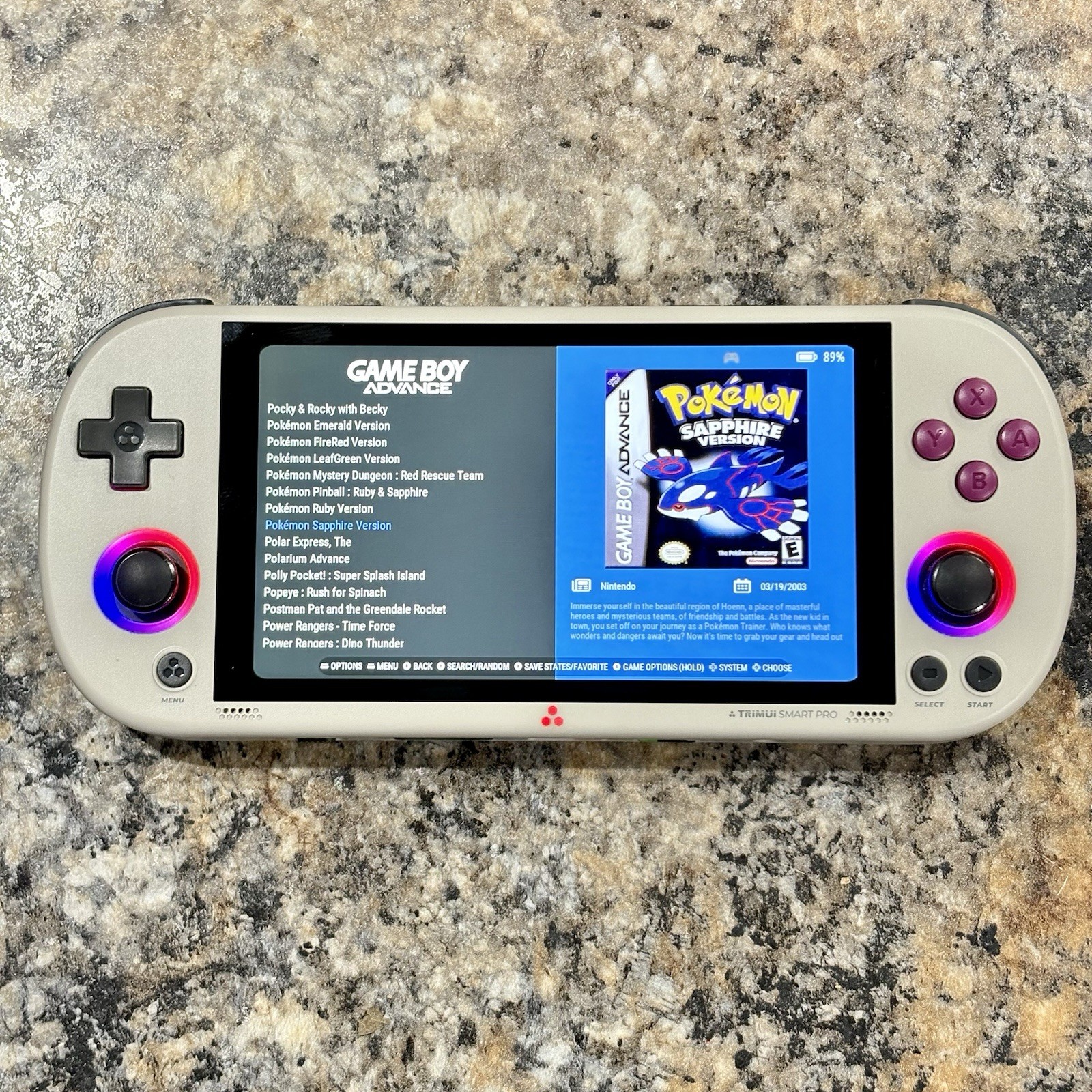 New Trimui Smart Pro Gaming Handheld, New 64GB Card, Custom Loaded Ready To Play