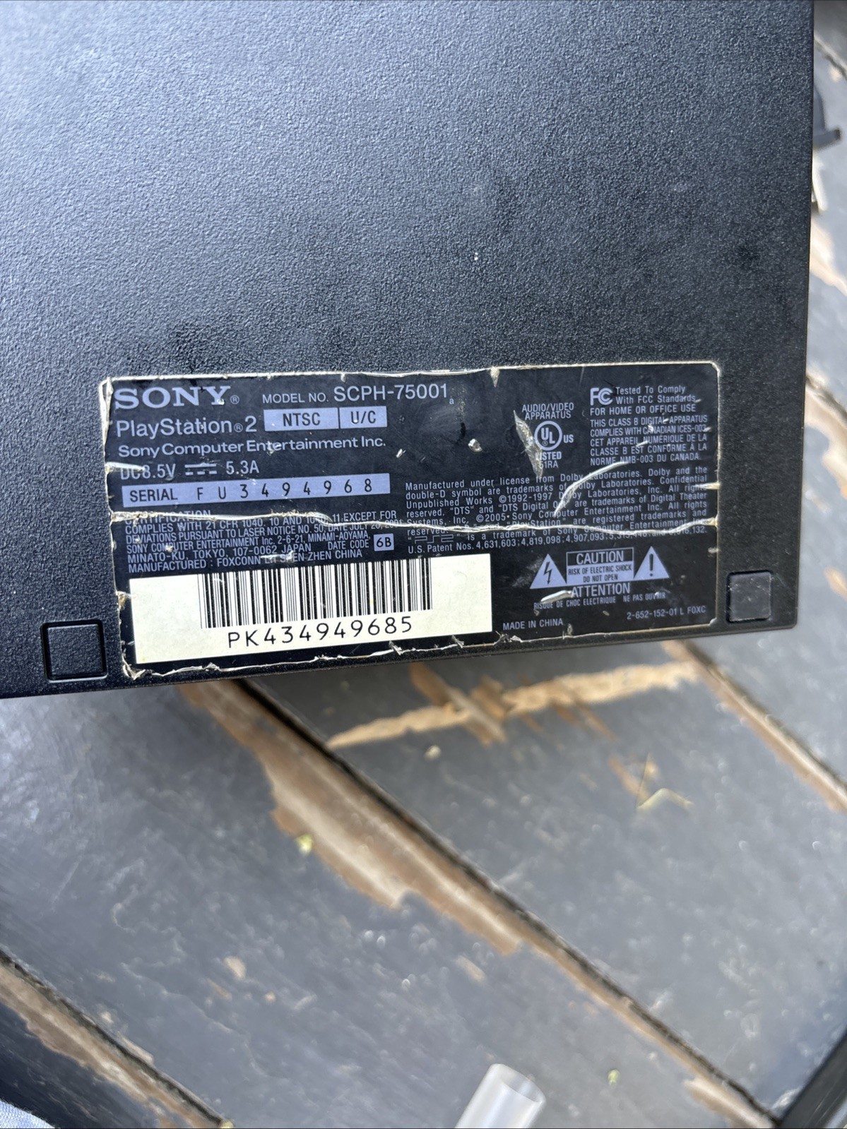 PlayStation 2 slim bundle with 2 controllers and memory card 8mb
