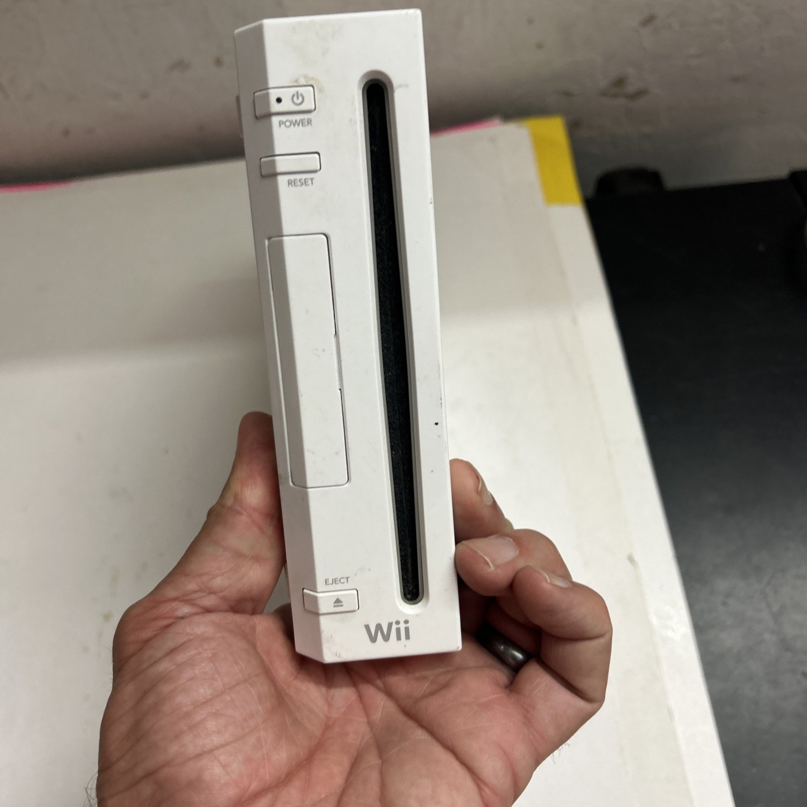 Nintendo Wii White Console Only RVL-001 Gamecube Compatible Tested & Works