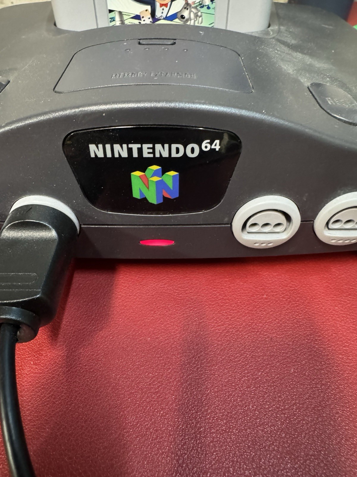 Nintendo 64 Console Bundle w/ 2 Controllers, power and AV cords.tested & working