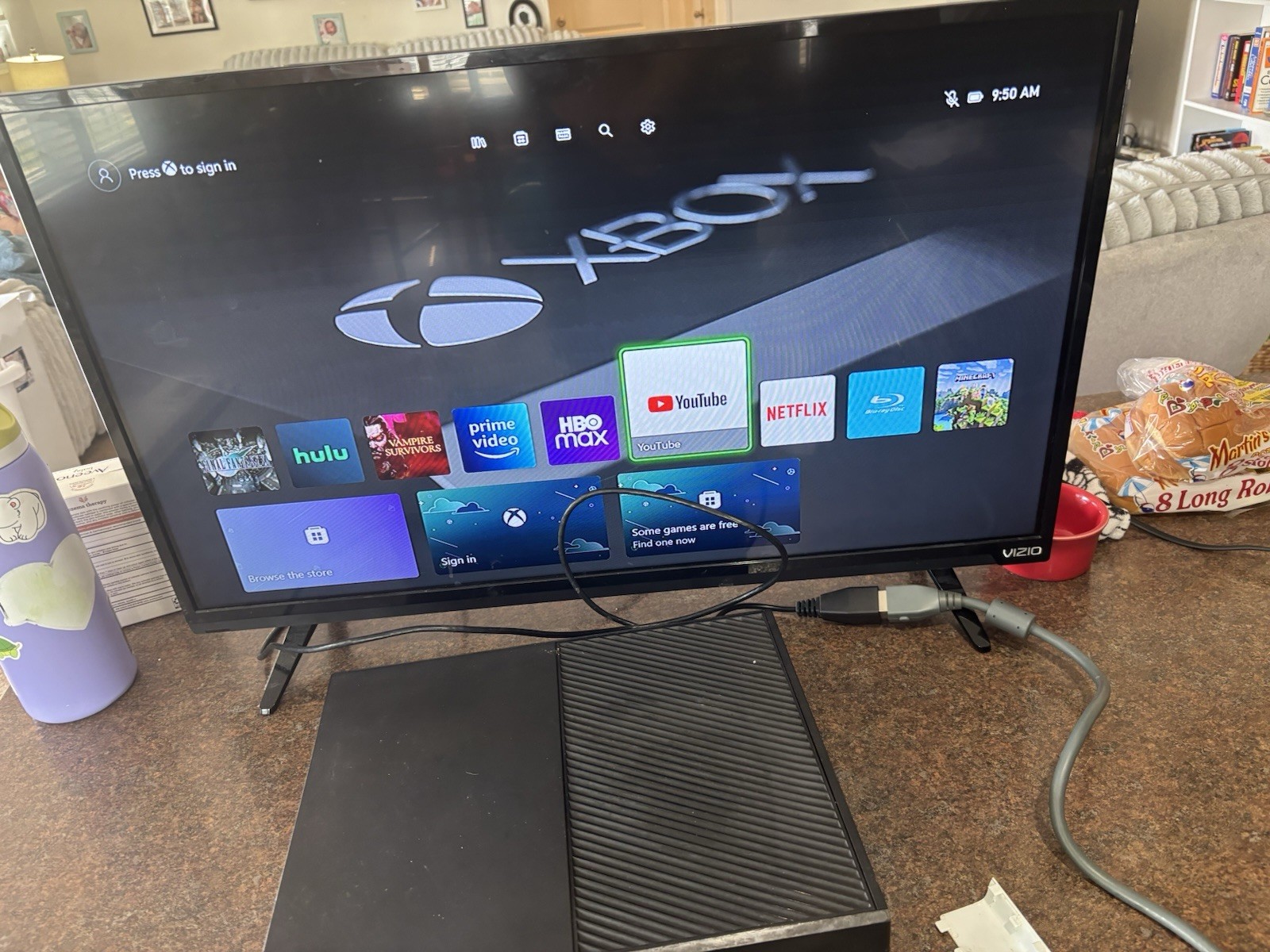 Microsoft Xbox One Console 500GB Black Model 1540 Console Only Can’t Read Discs
