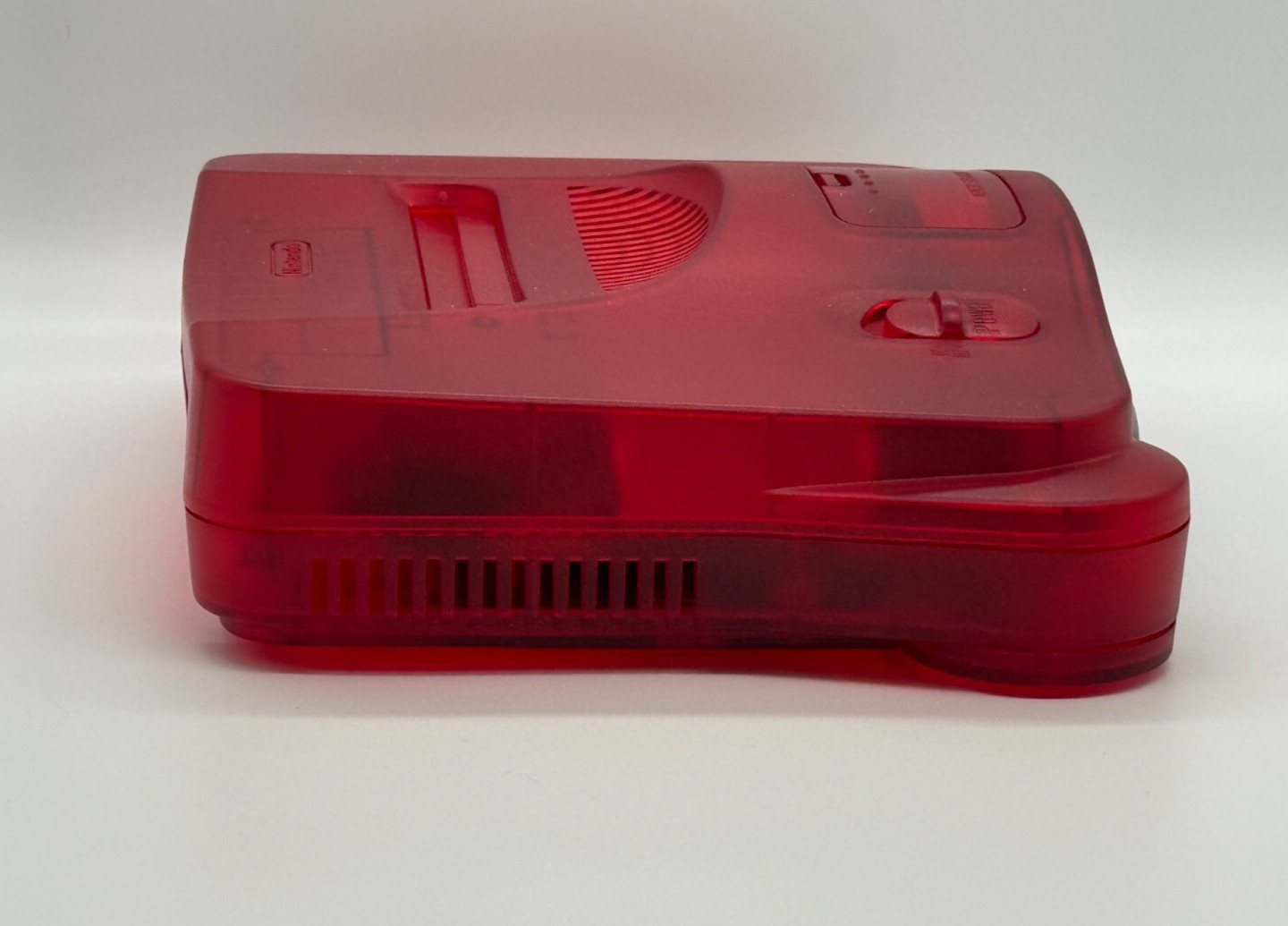 NEW Nintendo 64 N64 Limited Transparent Red Custom Multi-Color LED Rare