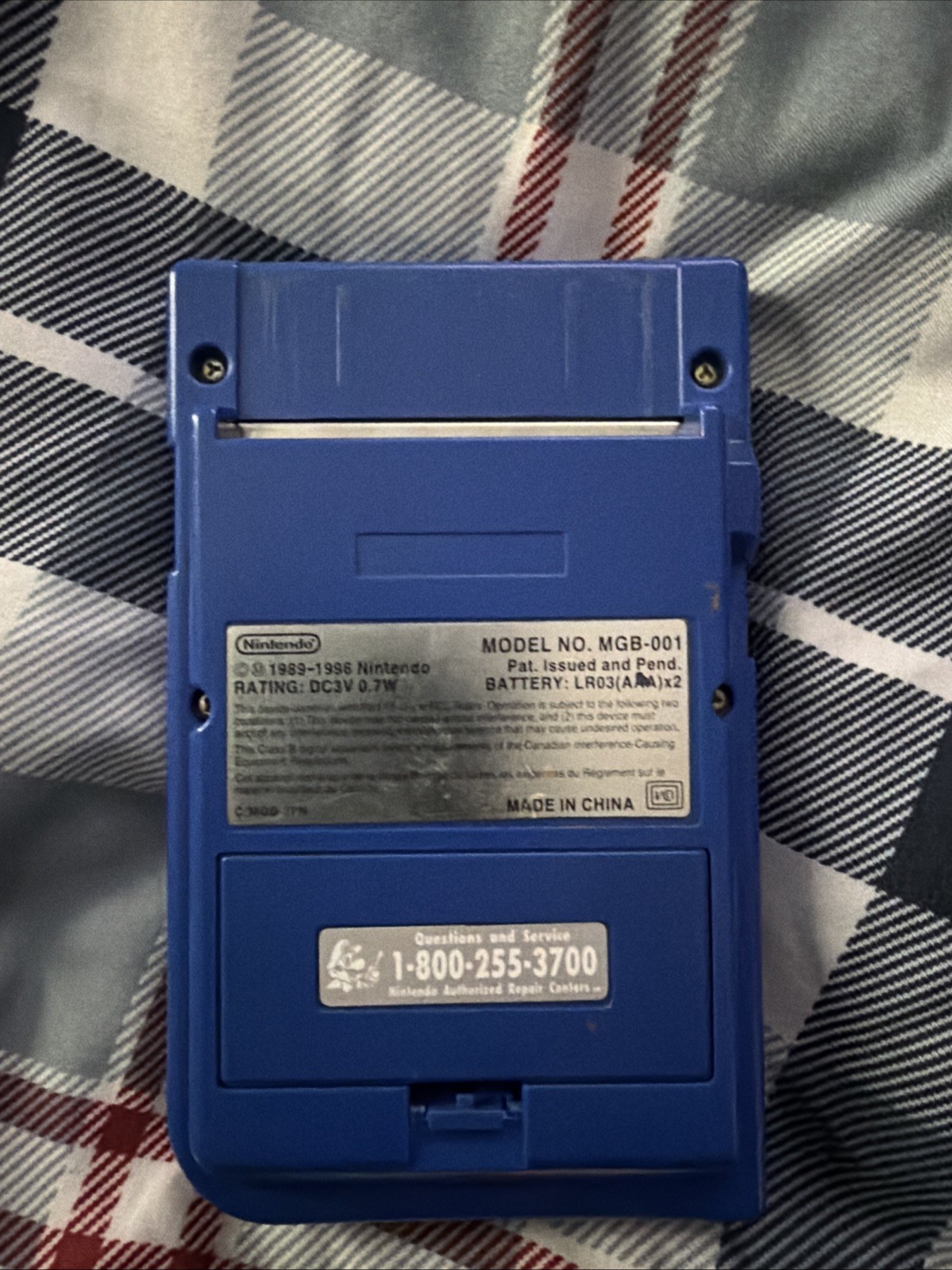 Nintendo Game Boy Pocket – Blue