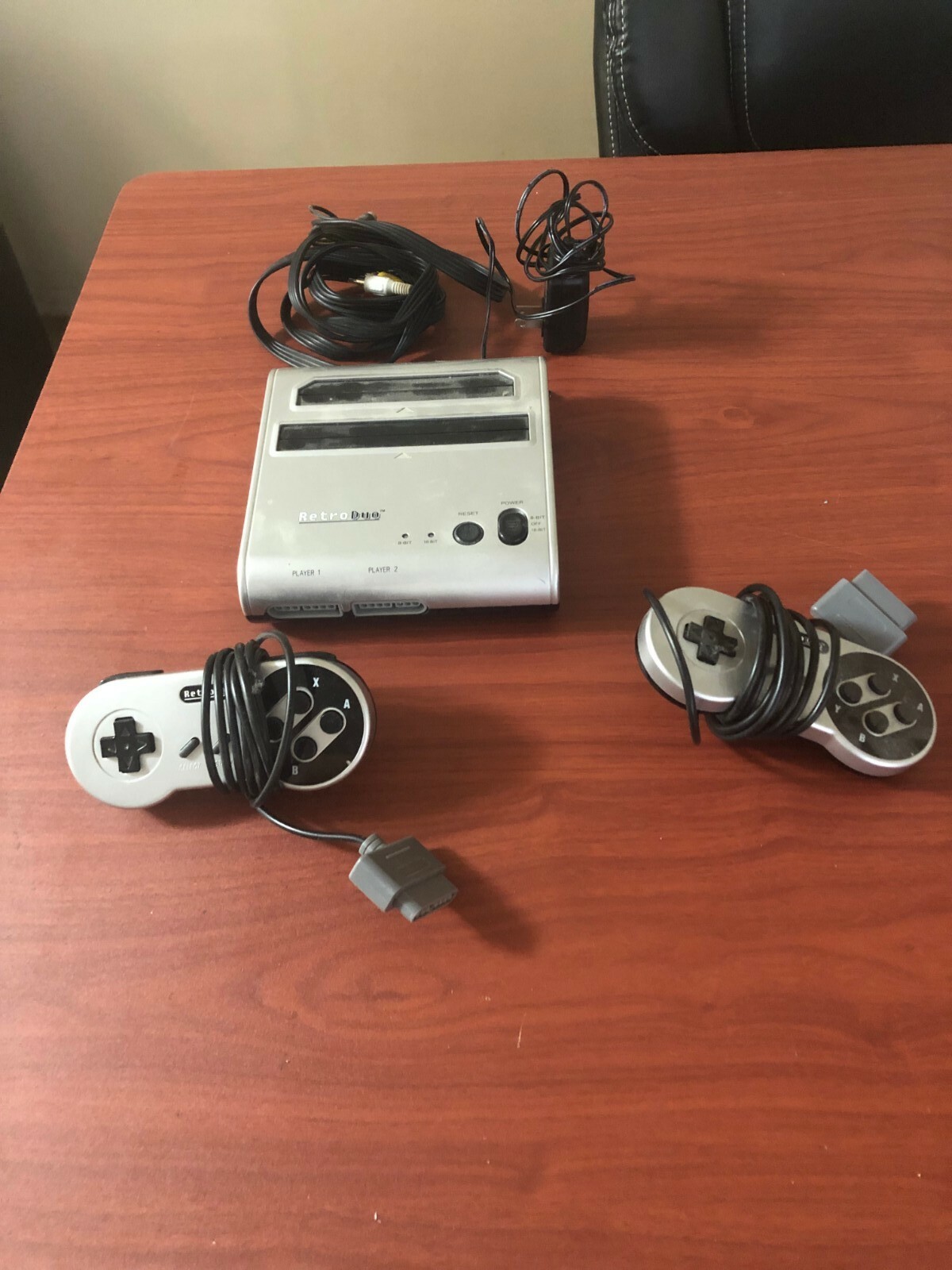 Retro-Bit Retro Duo Twin Video Game System Silver/Black Silver/Black