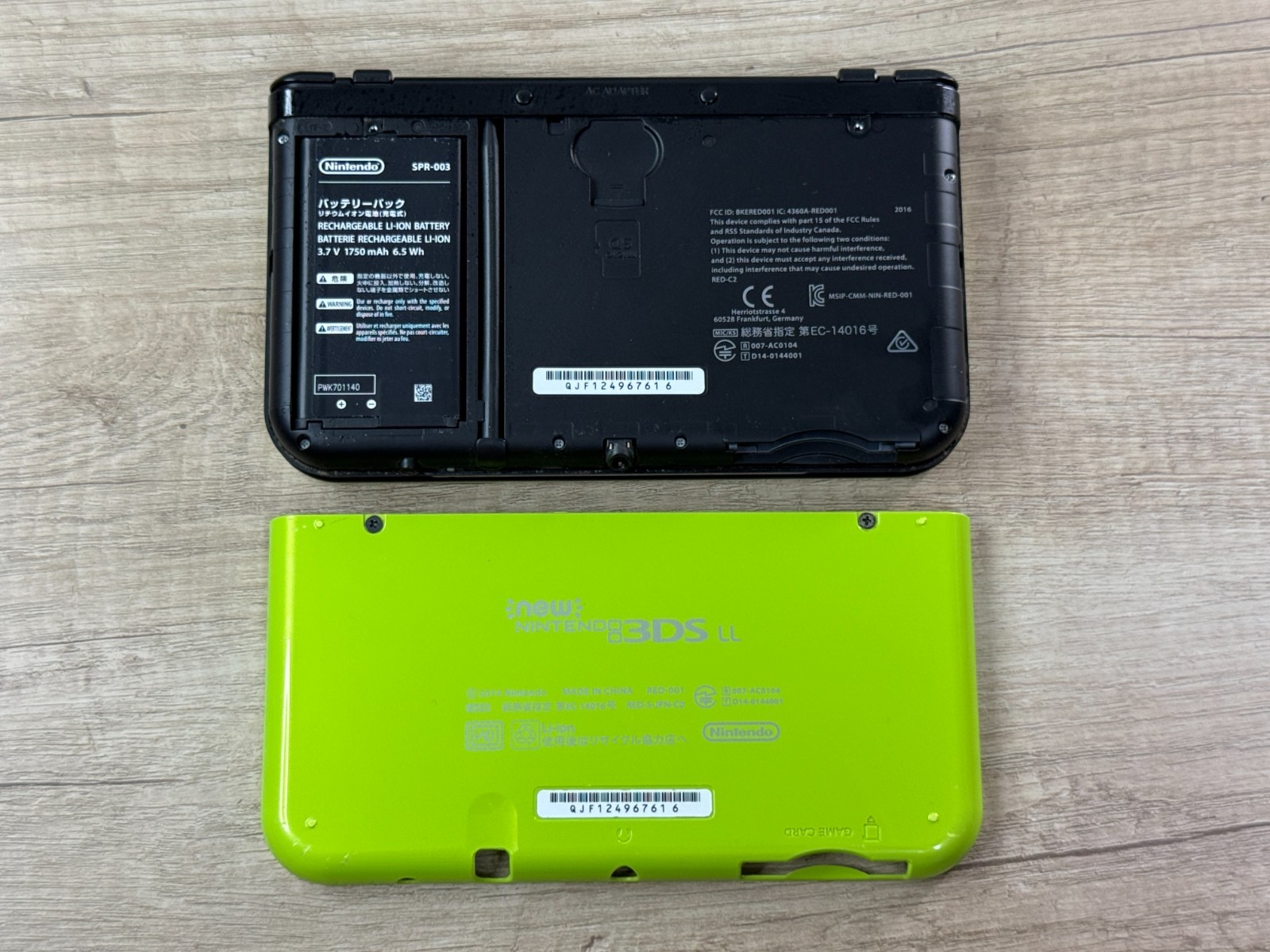 Nintendo New 3DS XL Lime Black Console Tested Japan ver D6034