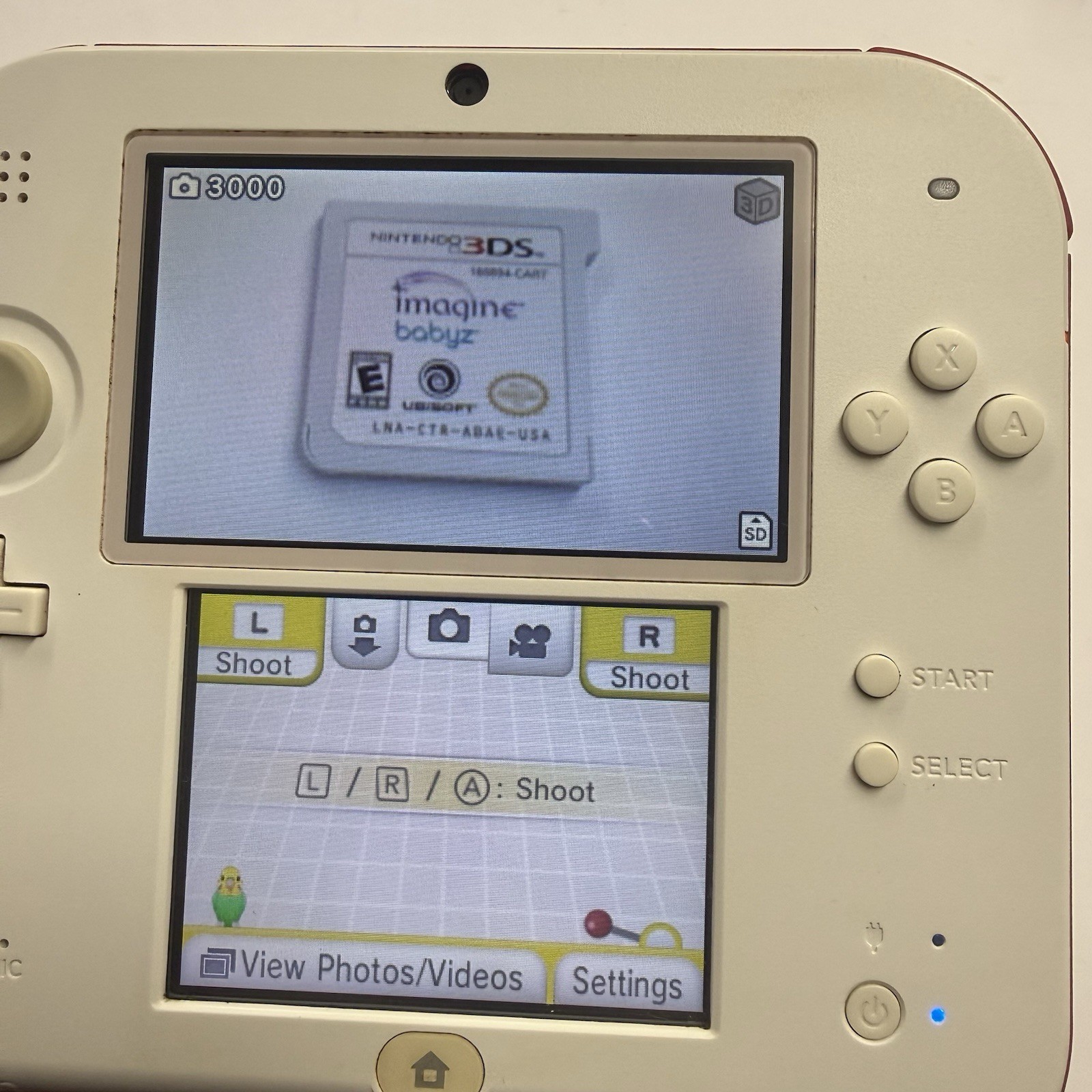 3ds – Nintendo 2DS Launch Edition 4GB White & Red Handheld System Tested #2942