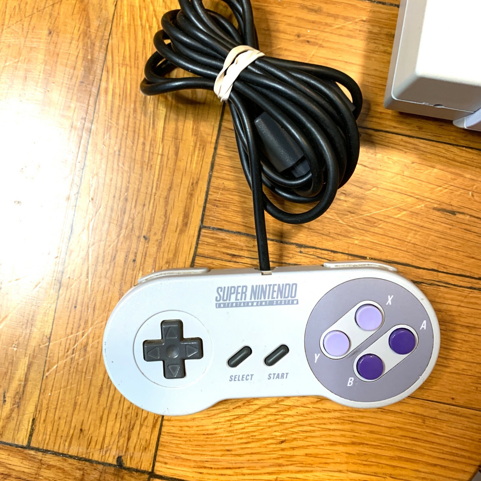 Super Nintendo SNES Original Console OEM System Set w/ Mario World & Donkey Kong