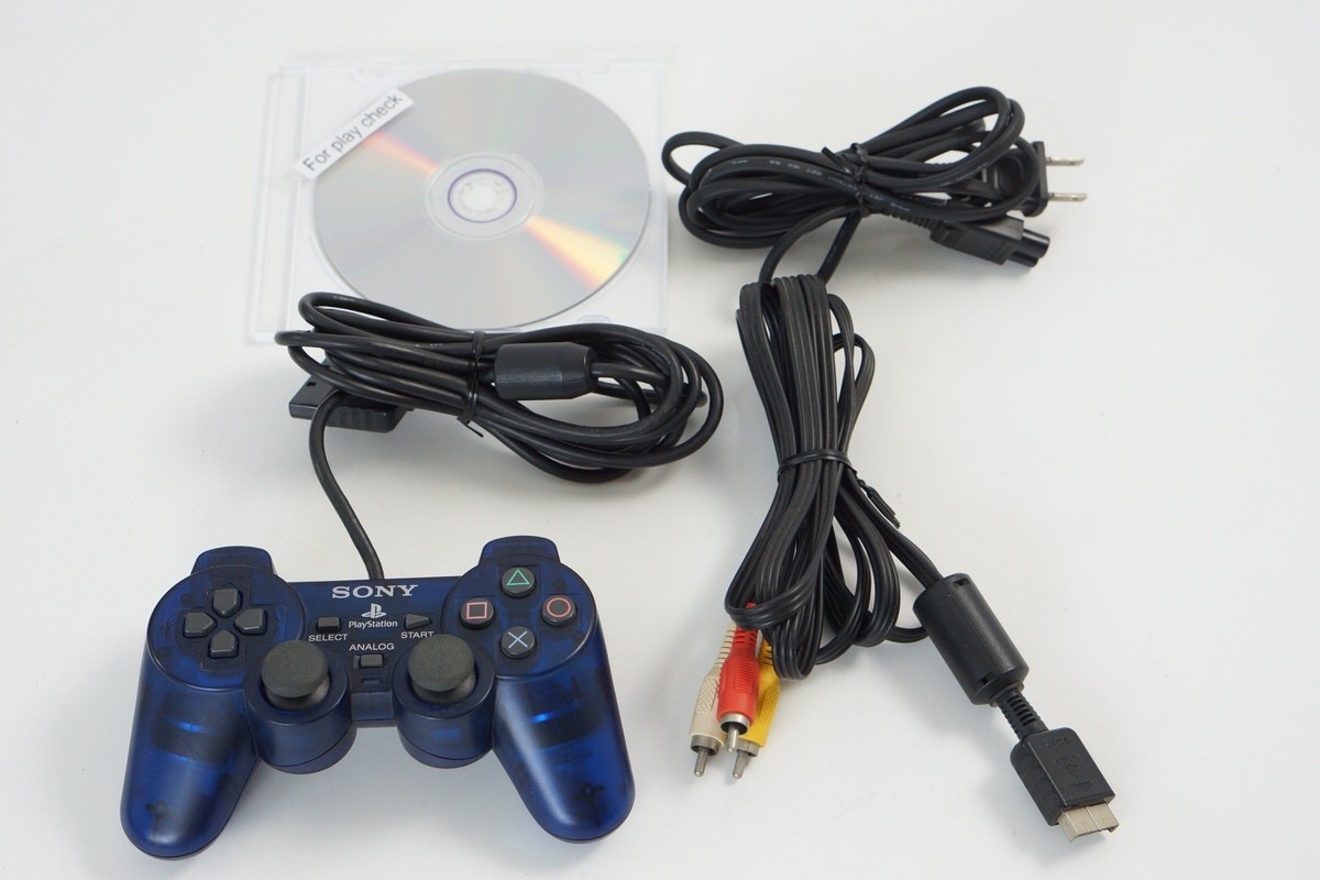 PS2 BB Console Midnight Blue SCPH-50000 MB/NH Tested System Playstation NTSCJ 32