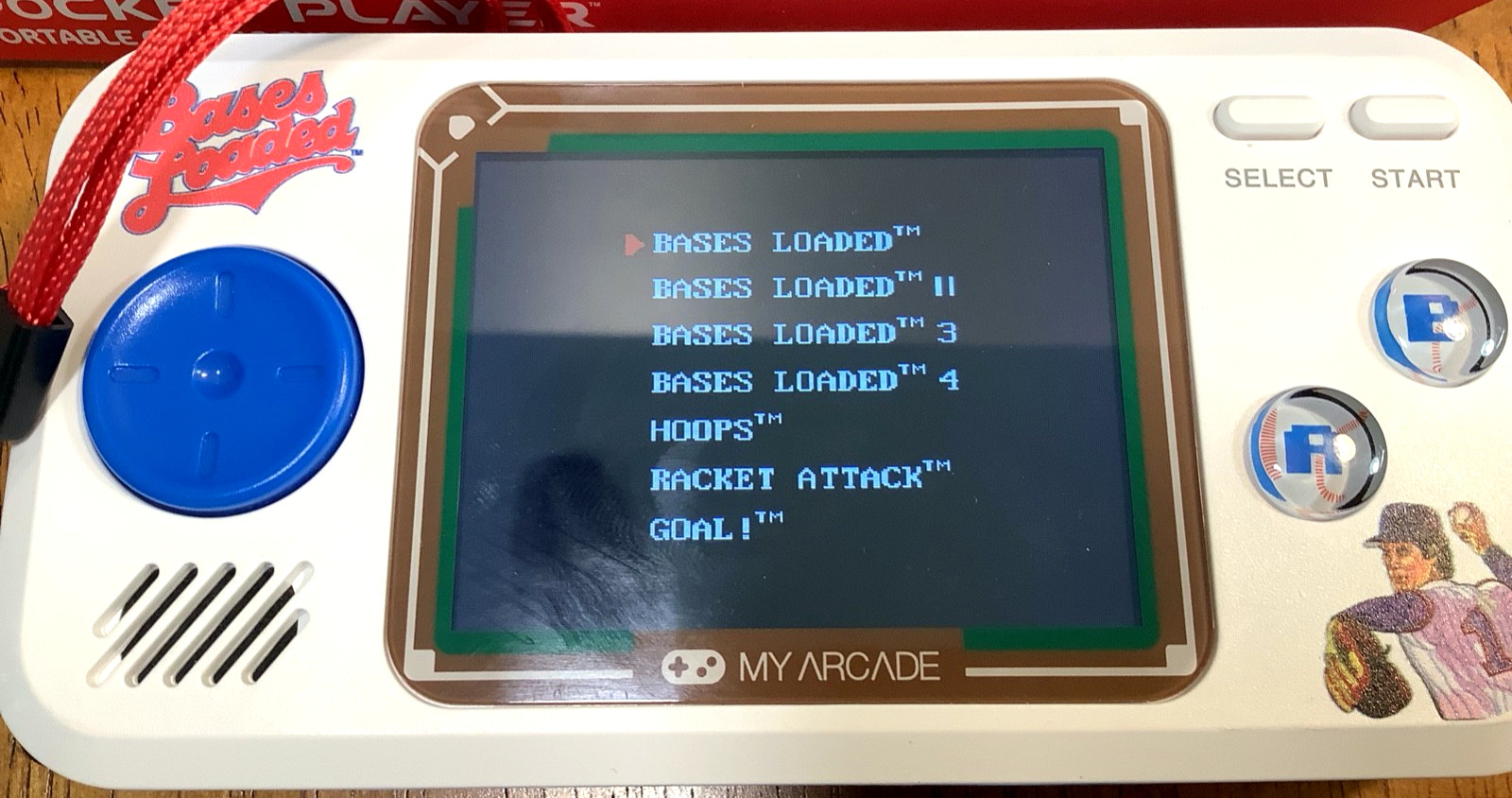 Bases Loaded Pocket Player 7 Games My Arcade Portable Gaming System Works