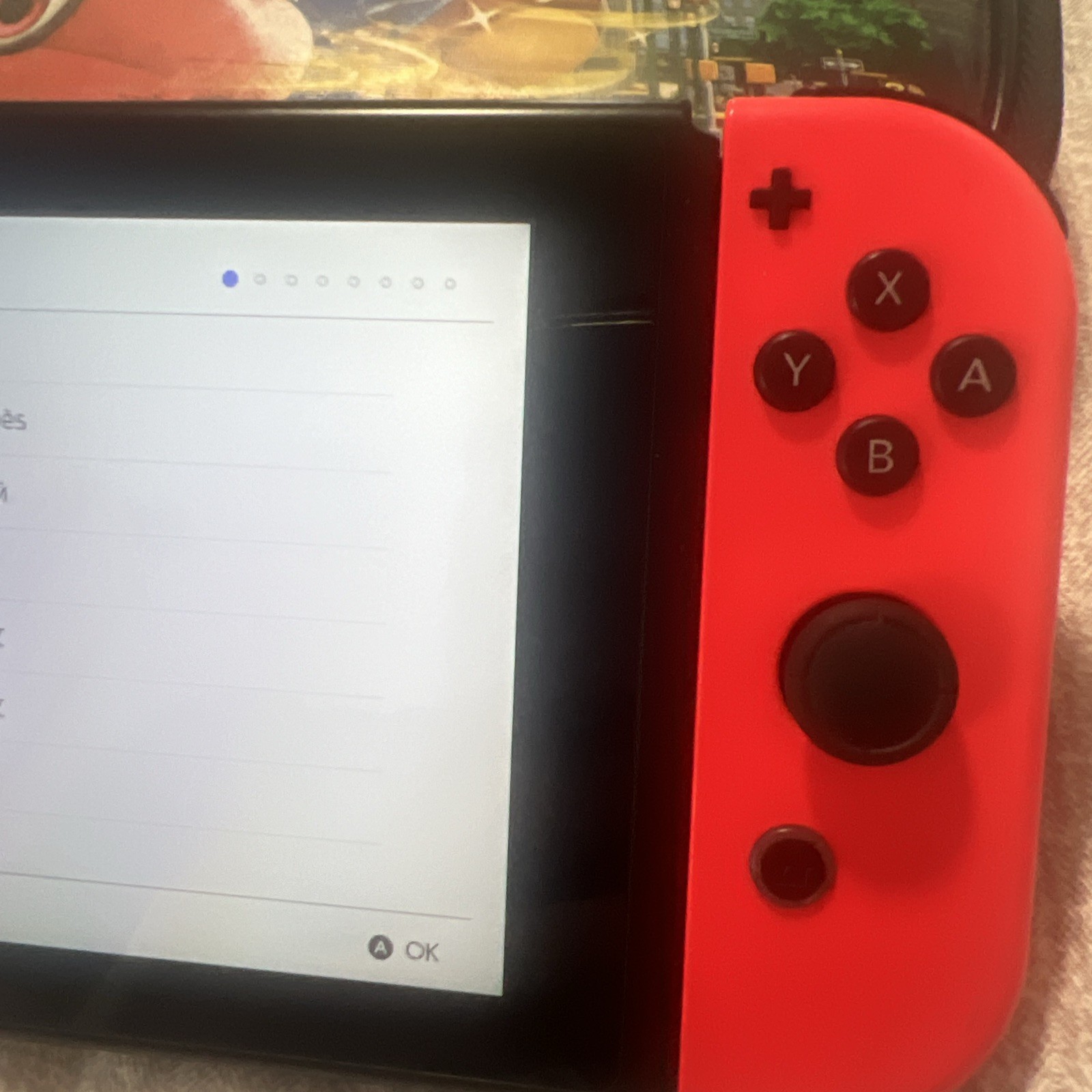 Nintendo Switch with Neon Blue and Neon Red Joy-Con (HAC-001-01) W/ Case