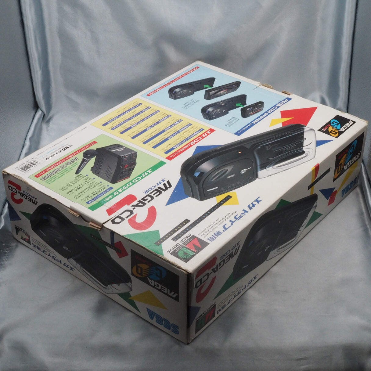 Mega Drive + Mega CD 2 Console system SET Boxed Tested SEGA HAA2510 HAA-2912