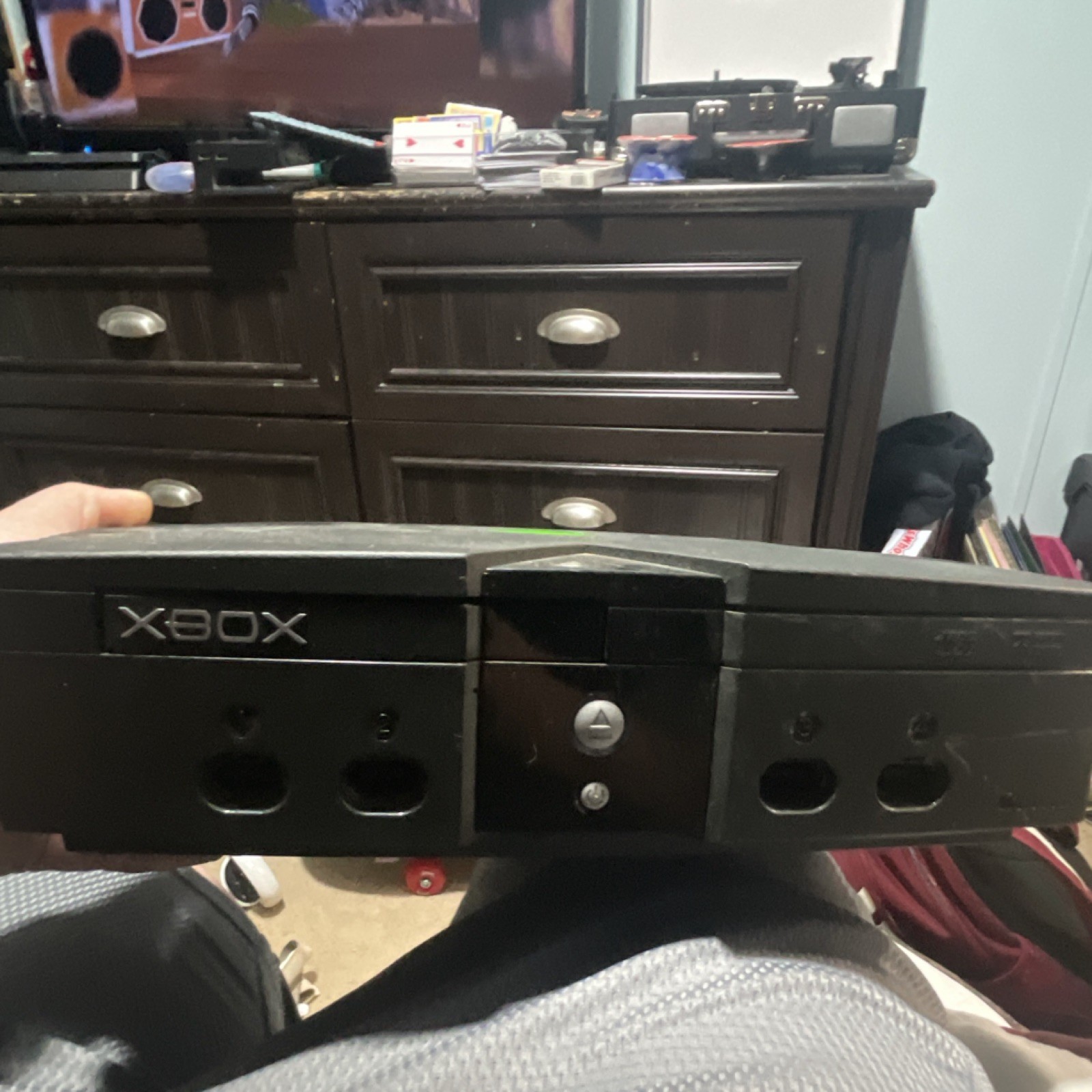 Microsoft Xbox Original Black Console Component RCA Ethernet Port