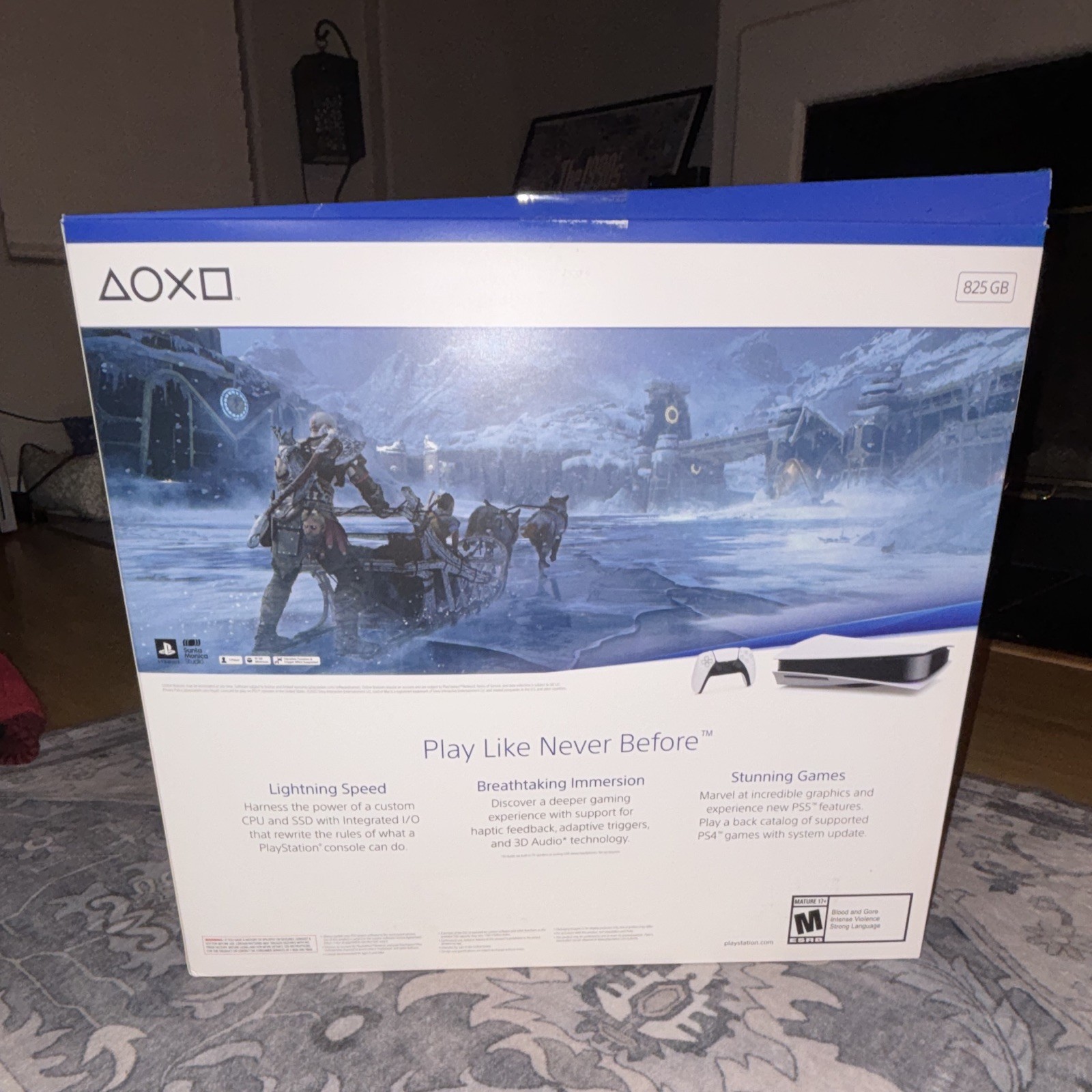 Sony PlayStation 5 PS5 God of War Ragnarok Bundle 825GB 4K HDR 2 Controllers