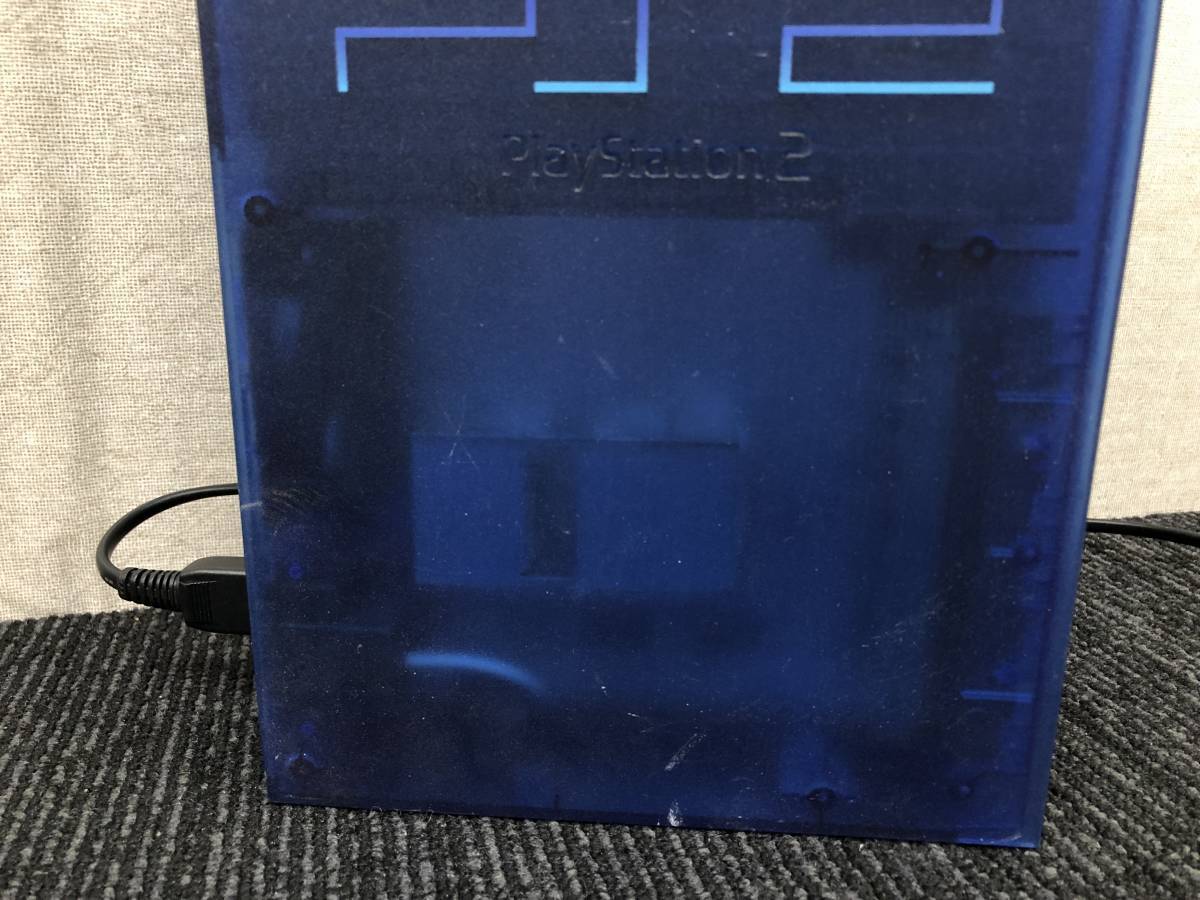 Sony PS2 SCPH-37000 PlayStation 2 Ocean Blue Body Confirmed Operation Excellent