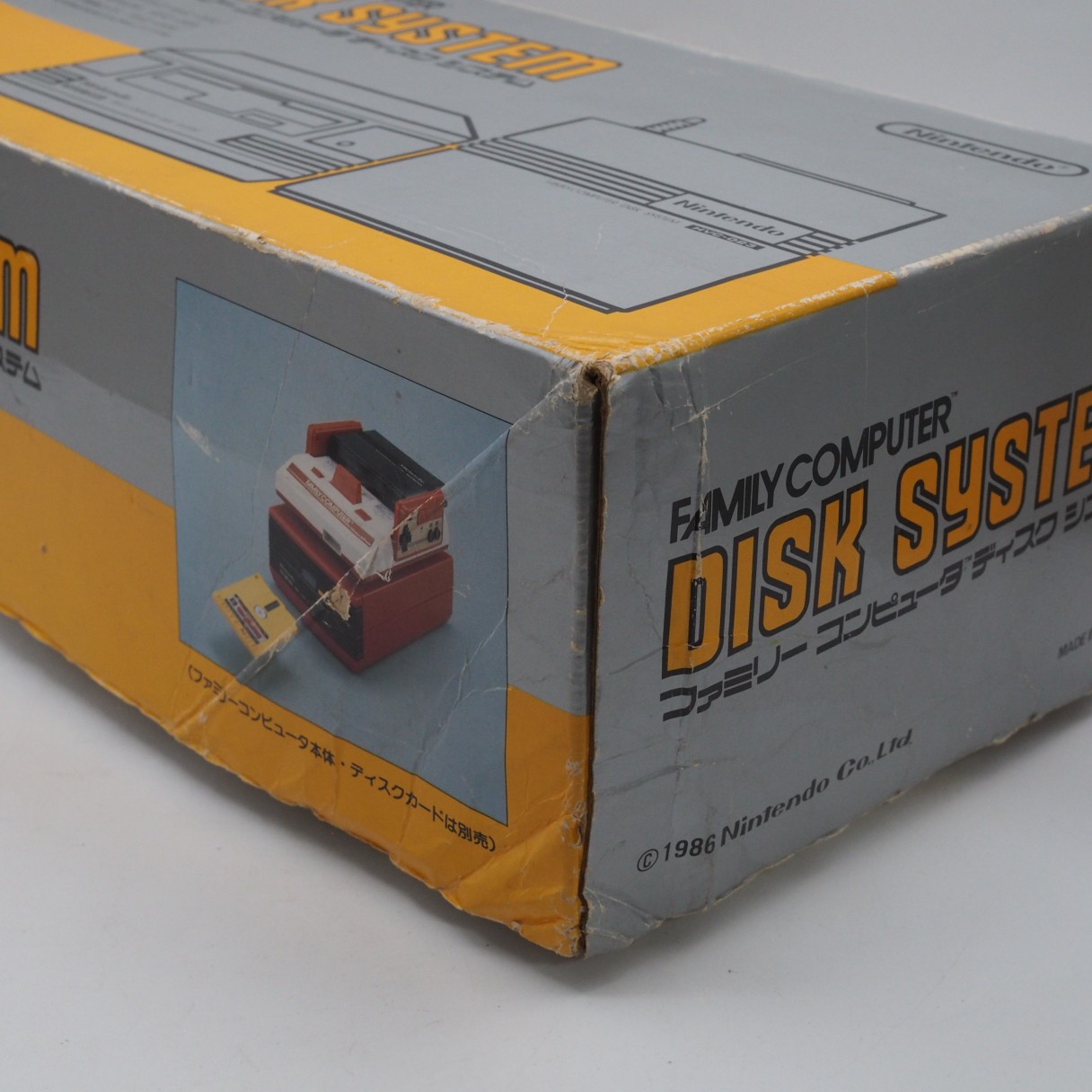 Nintendo Famicom + Disk system Console Boxed Belt Replaced Tested w/ Mario games