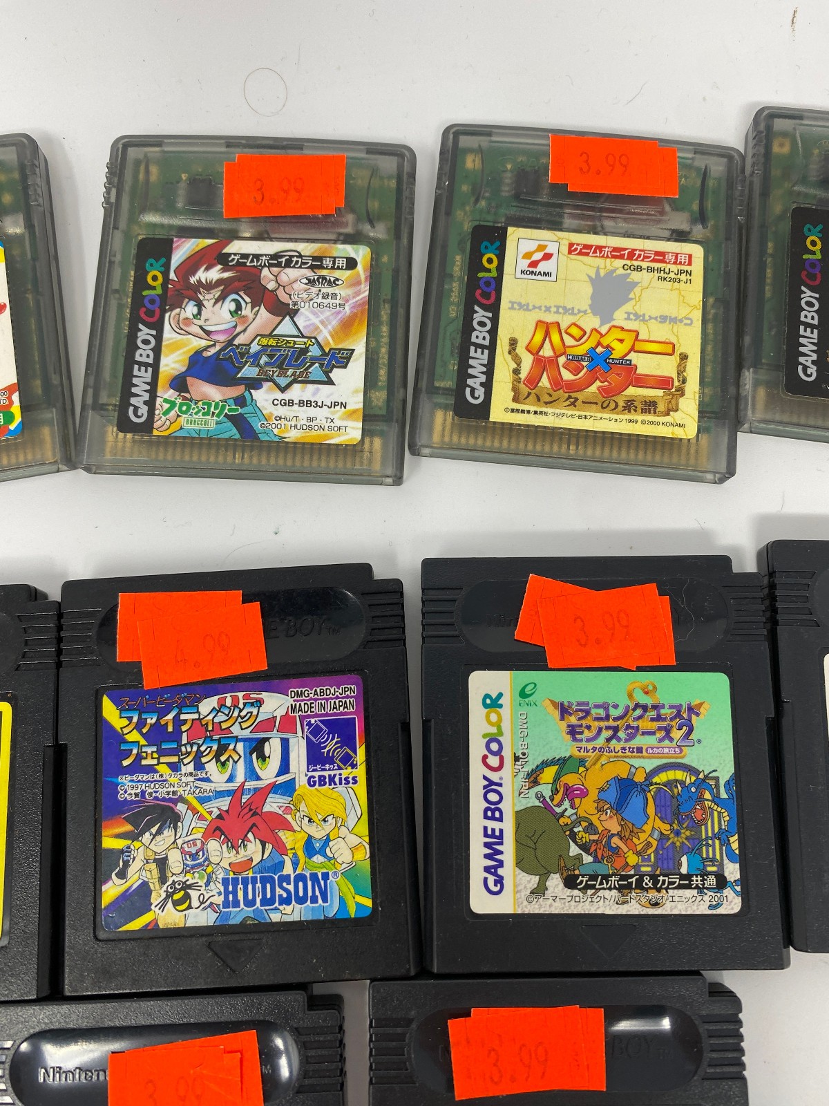 Nintendo GAME BOY Color Cartridge Lot 14 From Japan NTSC-J