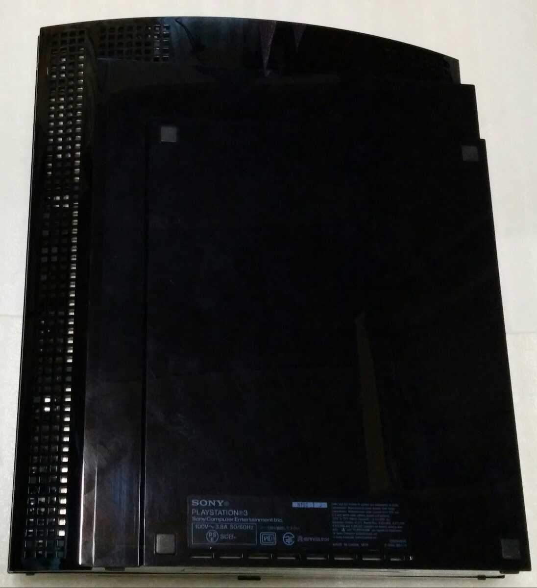PS3 Clear Black CECHB 20GB Console Full Accessories PlayStation 3 Fat [CC]