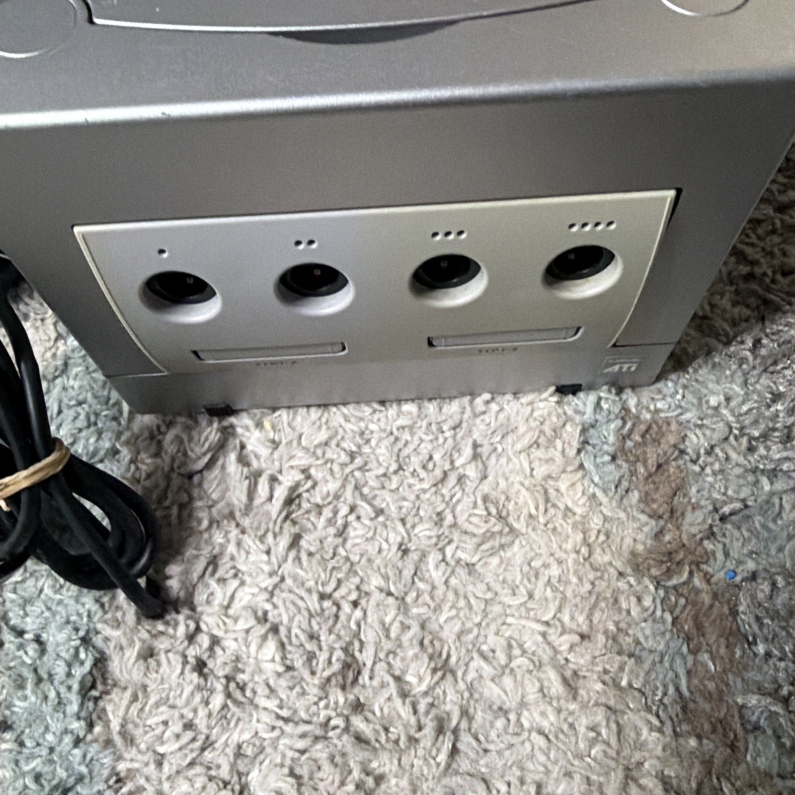 Nintendo Gamecube 1439 Console Silver HDMI Power Cord Tested Excellent